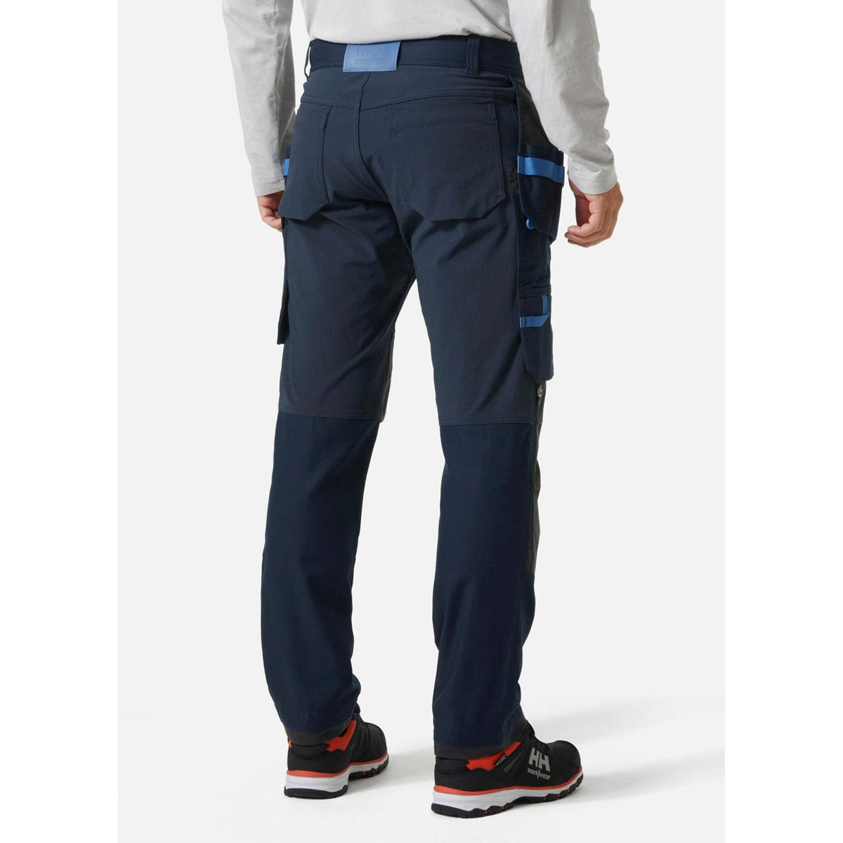 Helly Hansen Men's Construction Pants 77406 – Oxford 4X Stretch Fabric, Hanging & Knee Pad Pockets, Reinforced, Durable Workwear | Sizes 30-44 - Items