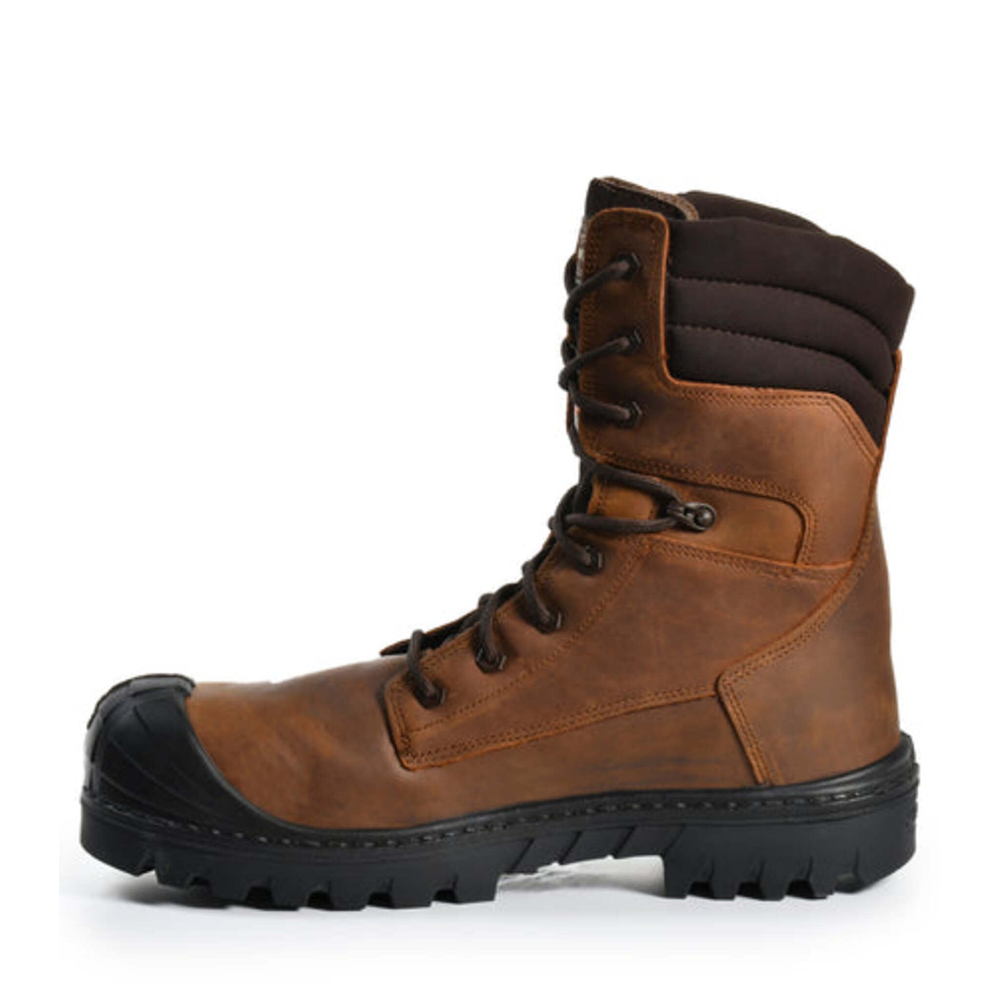 Cofra Men's 8" Houston Safety Work Boots | CSA Approved, Water Repellent Nubuck Leather, Metal Free, Thinsulate Lining, Composite Toe, Anti-Perforation | Sizes 7.5-13