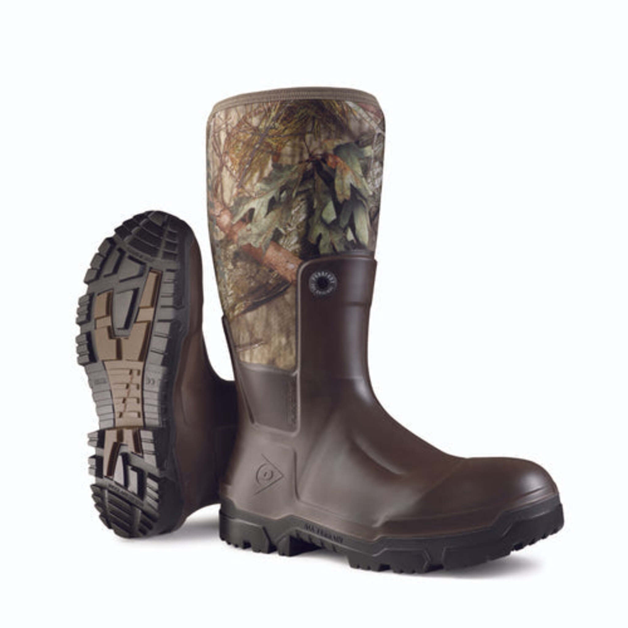 Dunlop Men's Outdoor Boots Wildlander Camo Snugboot - Waterproof, Thermal Insulation to -40°F, Lightweight, Flexible, Comfortable and Durable | Sizes 7-13