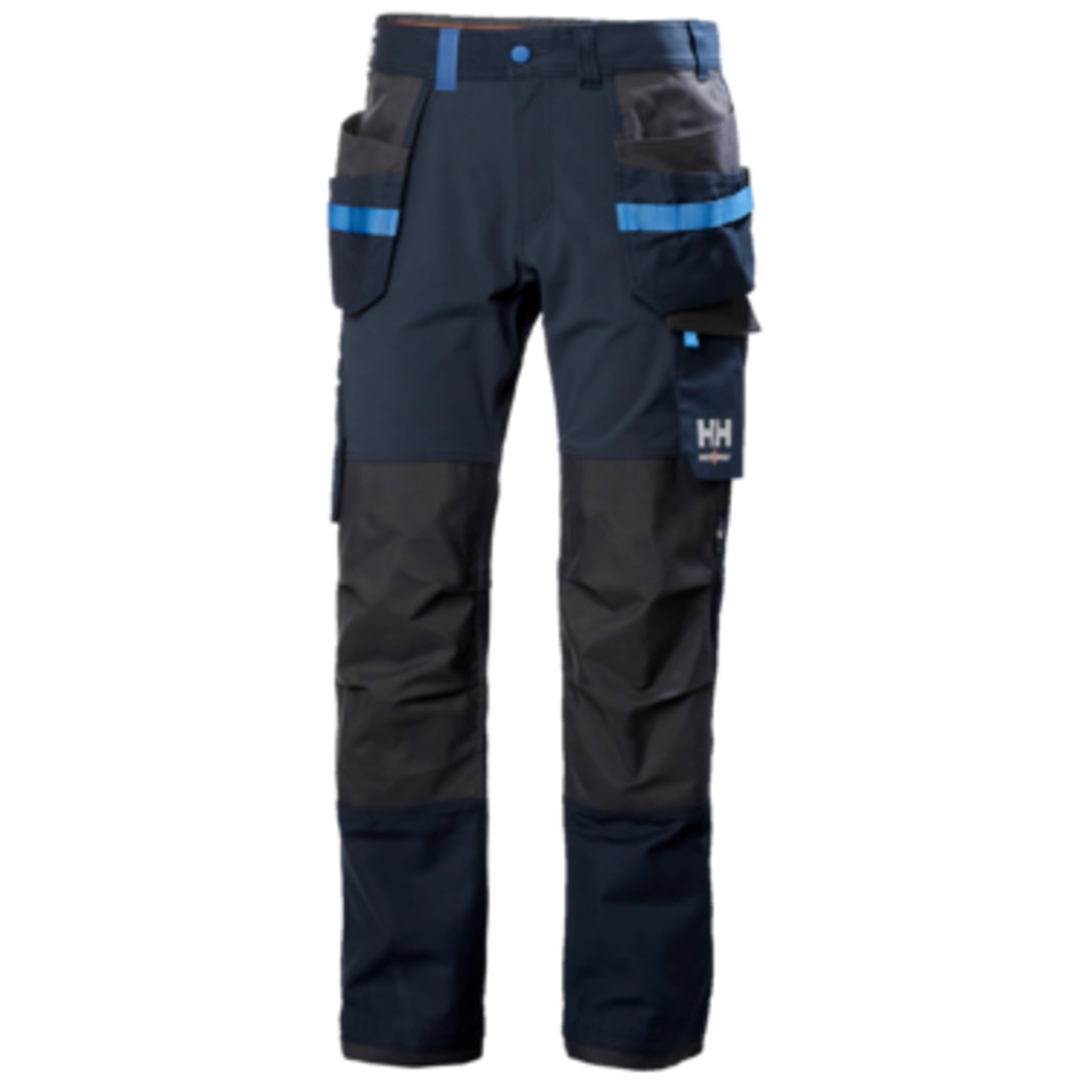 Helly Hansen Men's Construction Pants 77406 – Oxford 4X Stretch Fabric, Hanging & Knee Pad Pockets, Reinforced, Durable Workwear | Sizes 30-44 - Items
