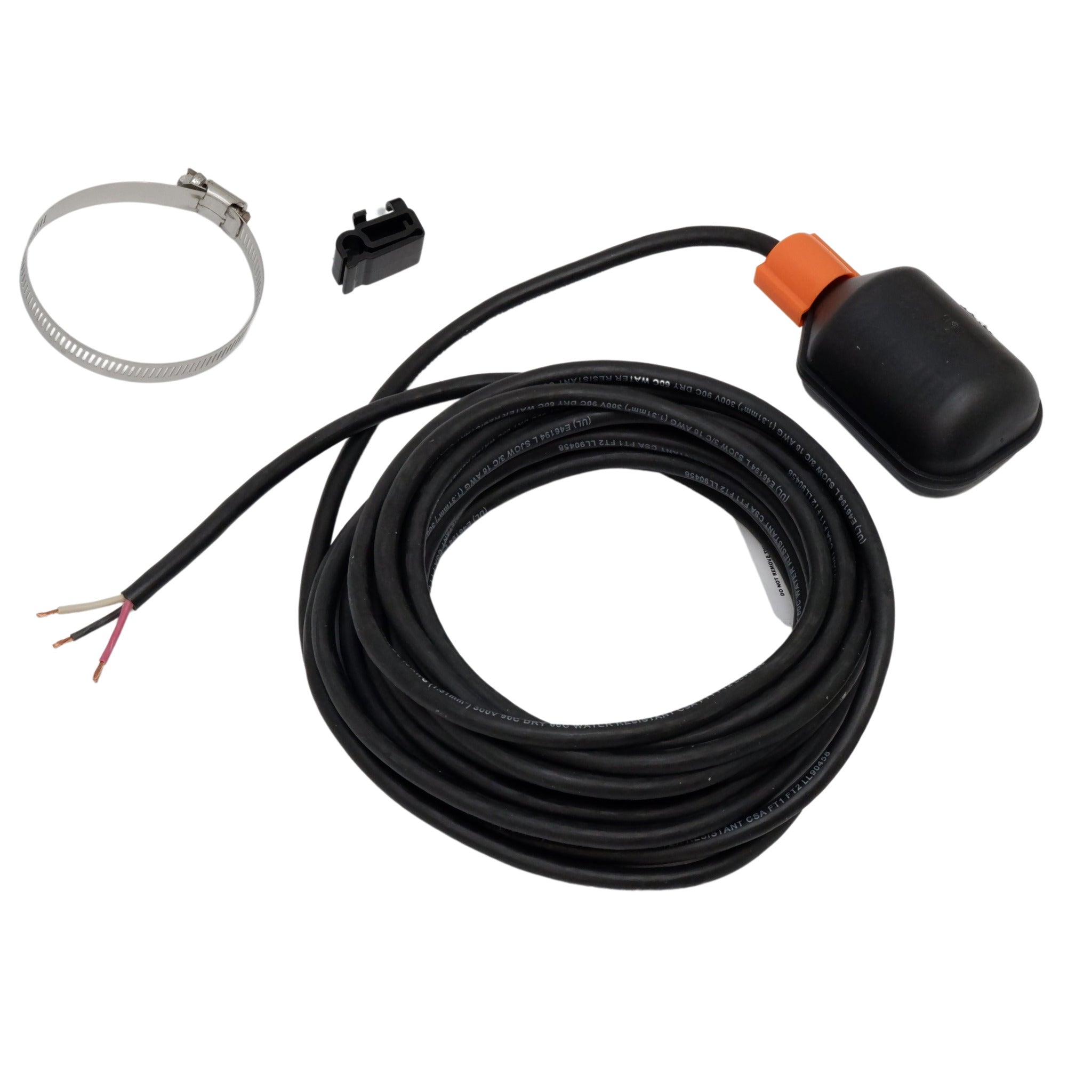 SJE Rhombus MilliAmpMaster™ WPS Control Switch for Potable Water, NSF Certified, SPDT, for Precision AC/DC Applications, Bright Orange Cap, CSA/UL Listed