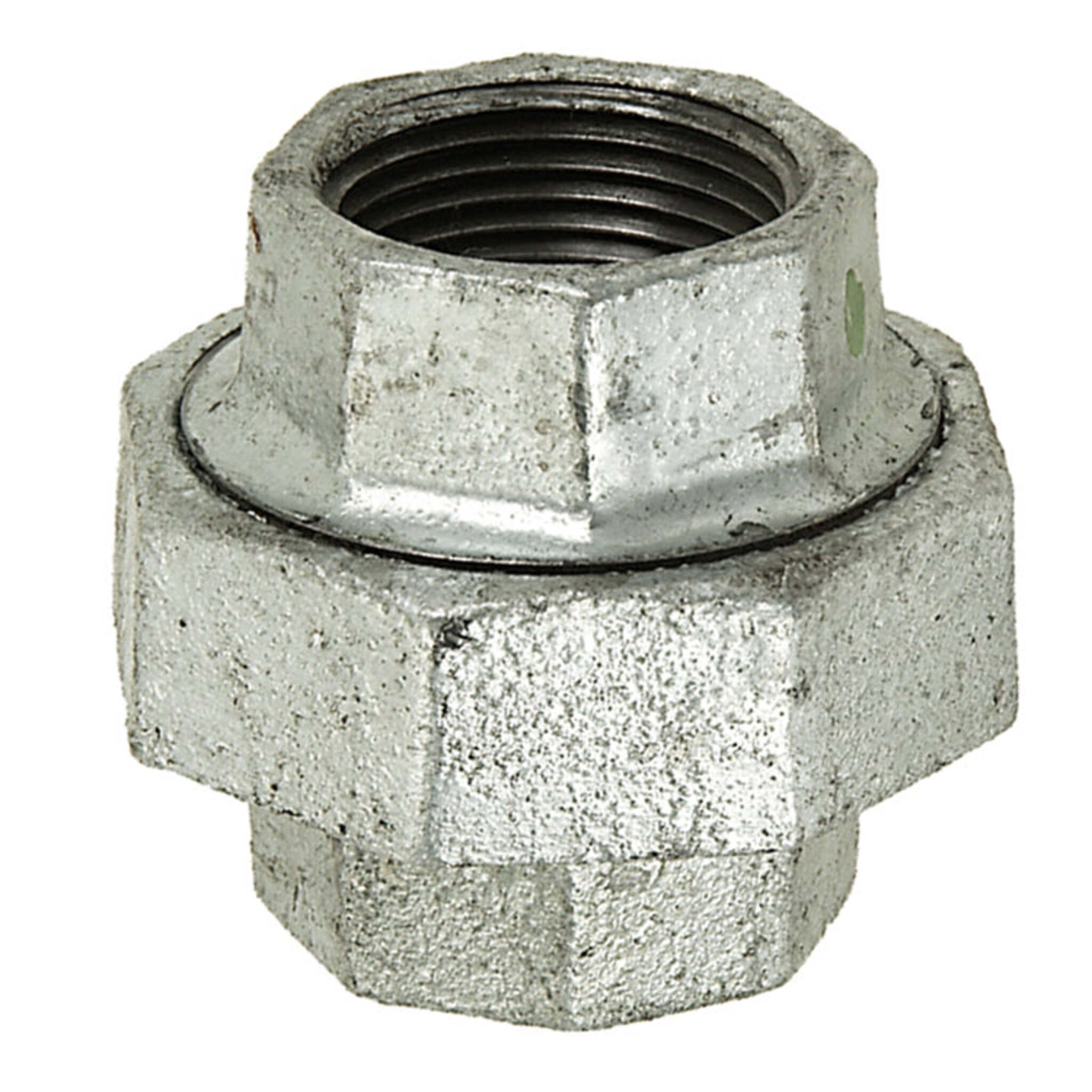 Galvanized Malleable Iron Class 125 Union Pipe Fitting, FPT, Hot-Dip G
