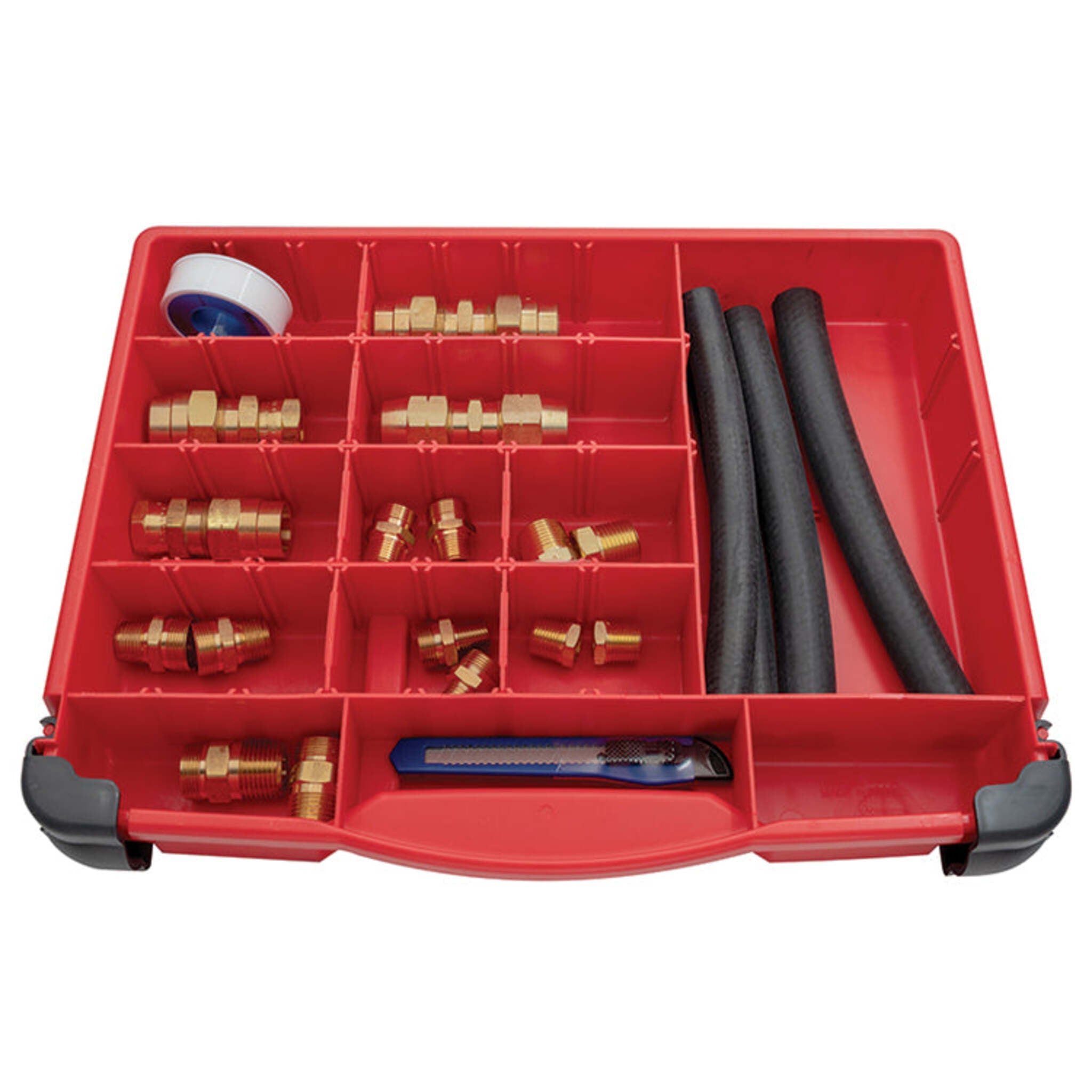 Brass D.O.T. Air Brake Fittings Kit for Rubber Air Brake Hose Repairs