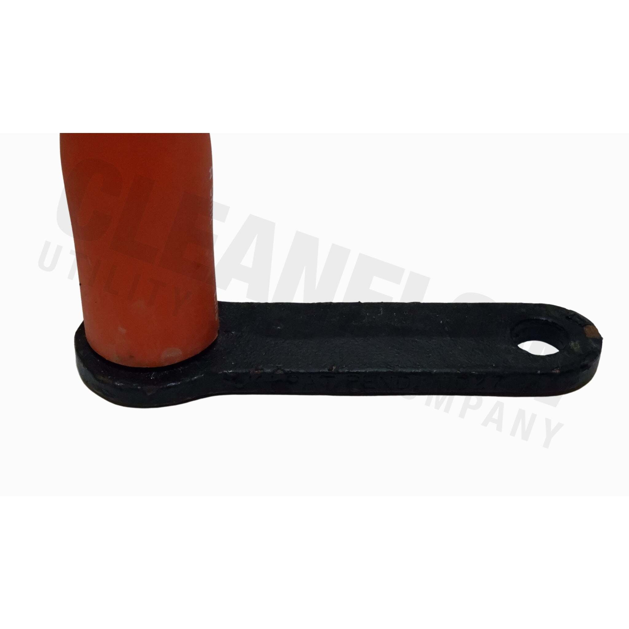 Hydrant Marker Pole - Orange HDPE, 6 ft Length, 1.625" OD, Reflective Tip, UL Listed, NFPA Compliant, Durable, High Visibility, Easy Installation