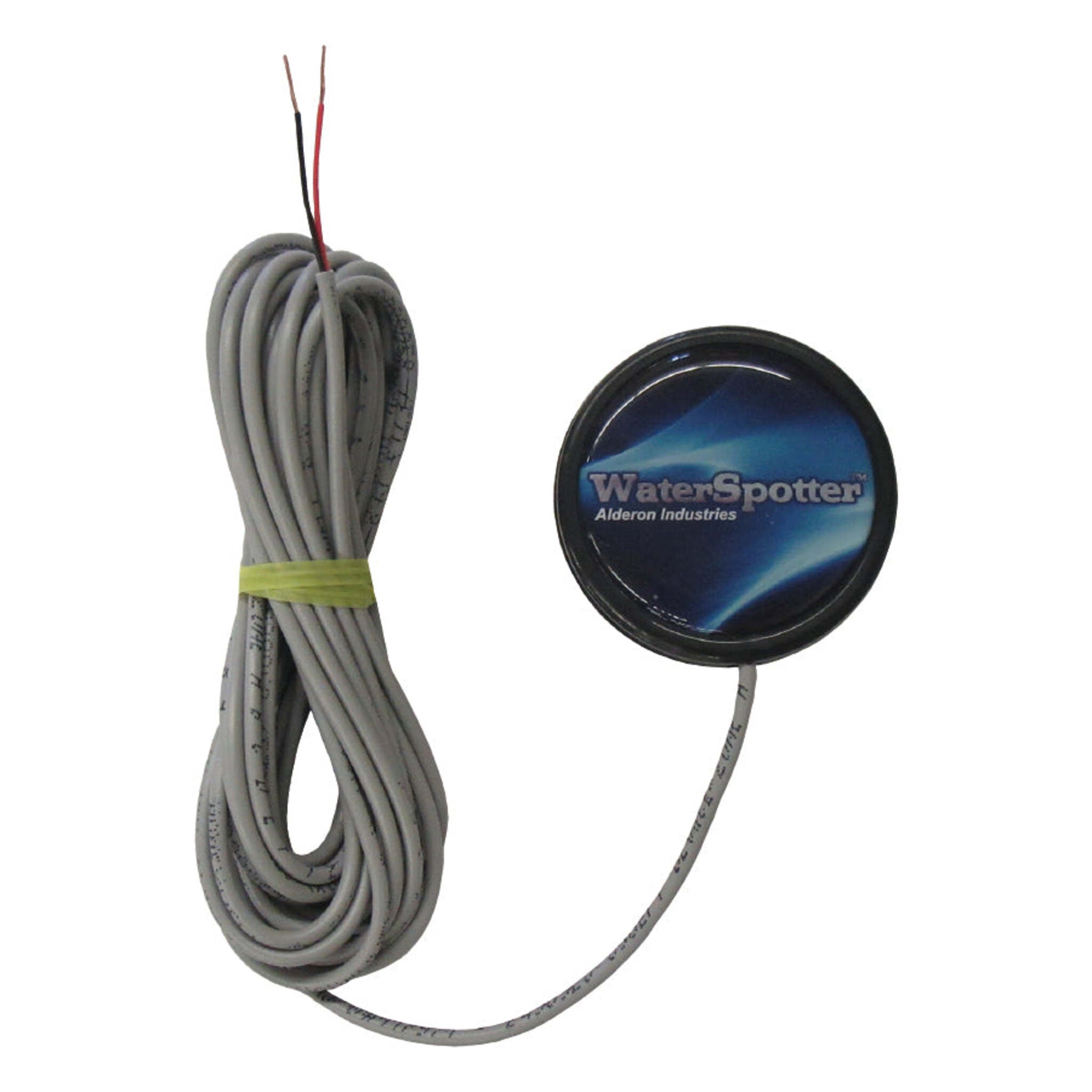 Flat Floor Water Leak Detection Alarm Sensor with Rust-Resistant Stainless Steel Probes, 15 Ft Cable | Perfect for Basements, Utility Rooms, AC Units