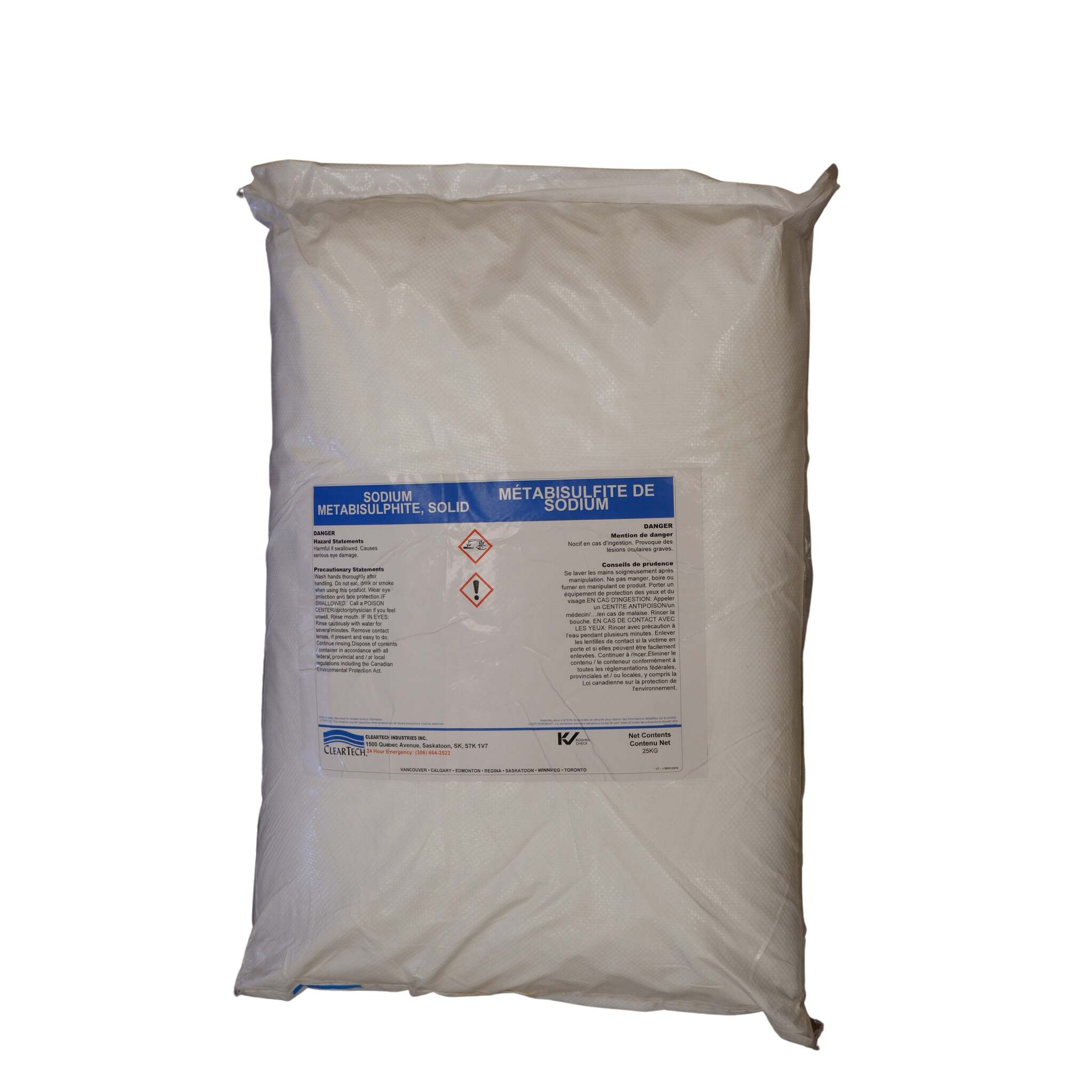 Sodium Metabisulfite – ≥97% Pure SMBS for Dechlorination, RO Membrane Preservation, Food Processing, Wine-Making & Industrial Use | 22.7 Kg Bag