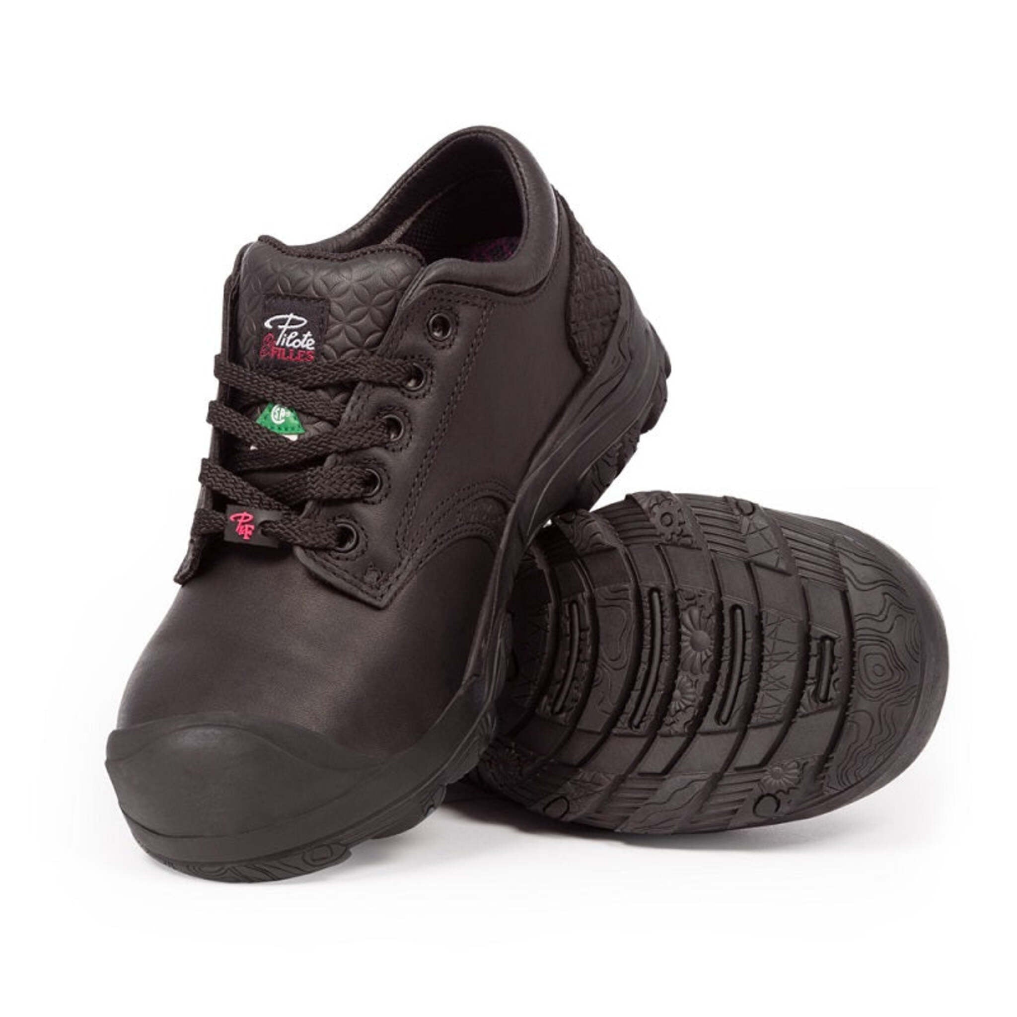 P&F Steel Toe Woman's Safety Work Shoes PF622 - Main Image