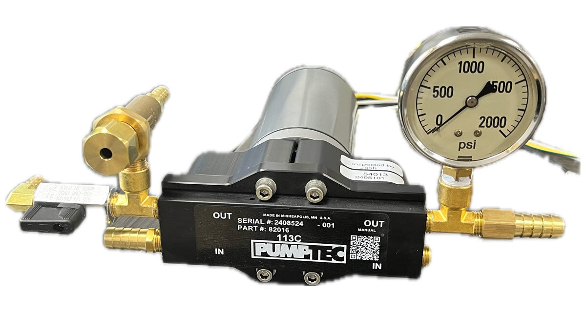 Triple R HT113 Compact High-Pressure Tester – 120V Hydrostatic Test Pump, 1000 PSI, Stainless & Ceramic Components