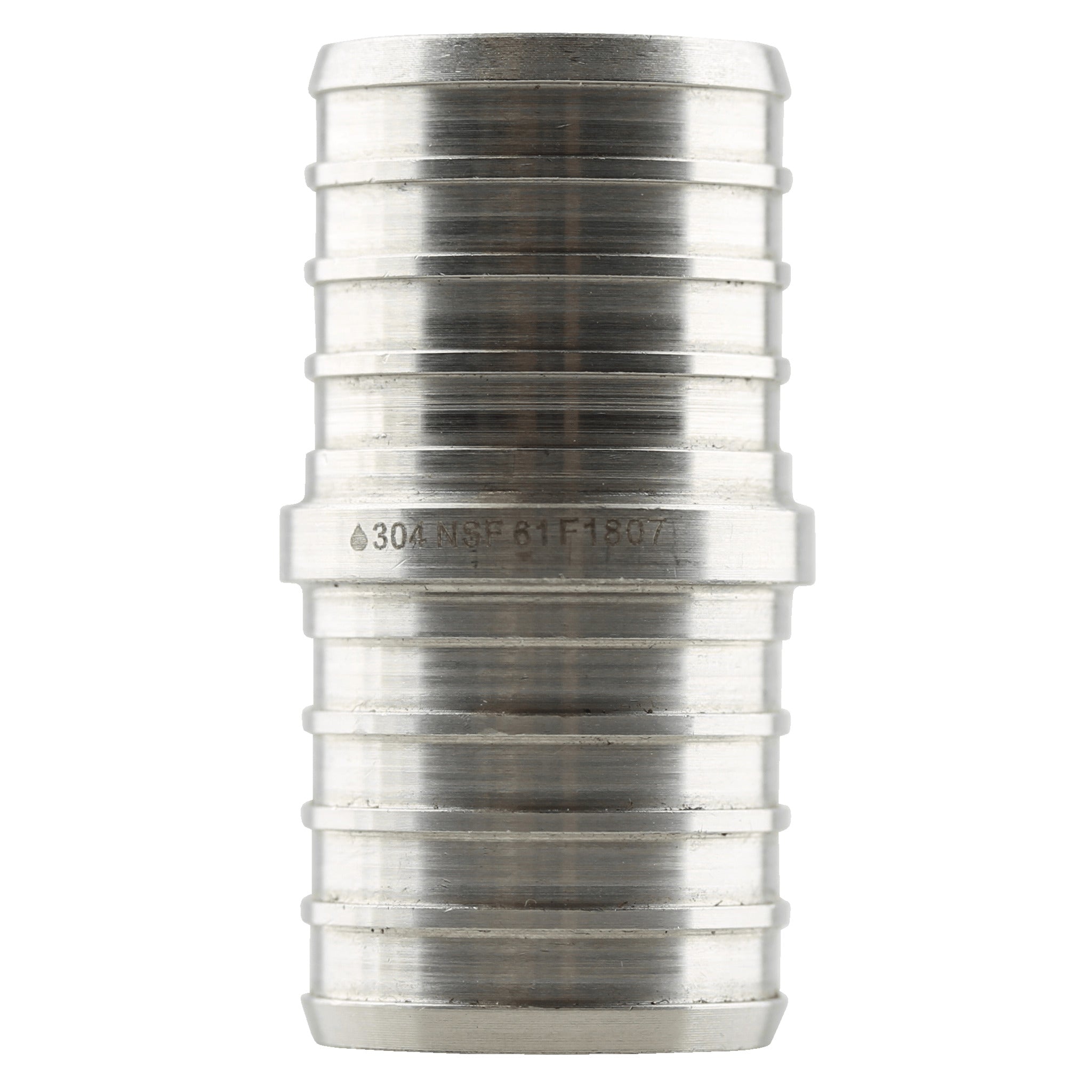 Crimp-Compatible PEX Coupling