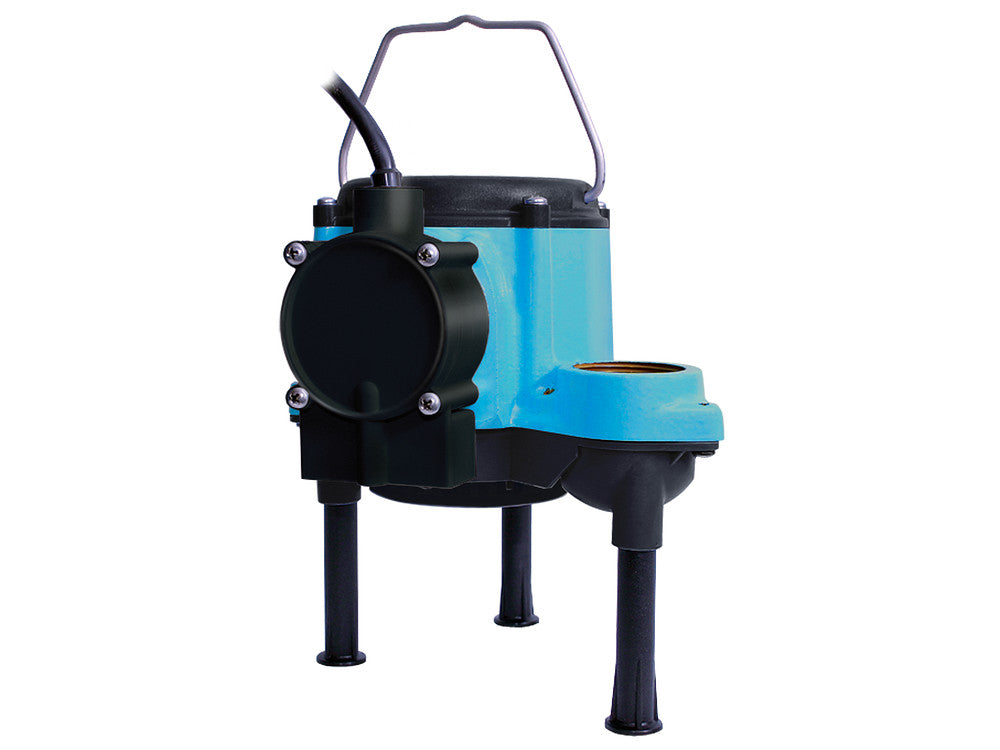 Little Giant 506162 6-CIA Submersible Sump Pump – 1/3 HP, 2760 GPH, Cast Iron, Automatic, Fits 5-Gal Bucket, 18' Max Head, 115V