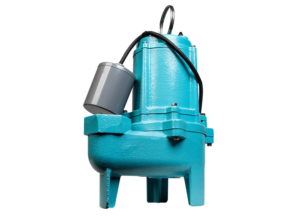 Little Giant 509412 9SC-CIA-RF Sewage Pump – 4/10 HP, 6000 GPH, 2" Solids, Cast Iron, Auto Submersible, 115V, 20' Cord