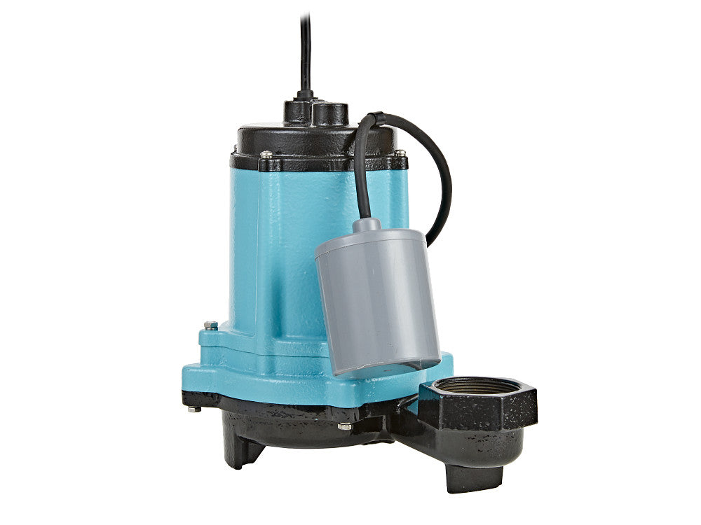 Little Giant 512002 12E-CIA-RF Effluent Pump – 1/2 HP, 115V, Cast Iron, High-Head 3000 GPH, 2″ Discharge, 3/4″ Solids Handling