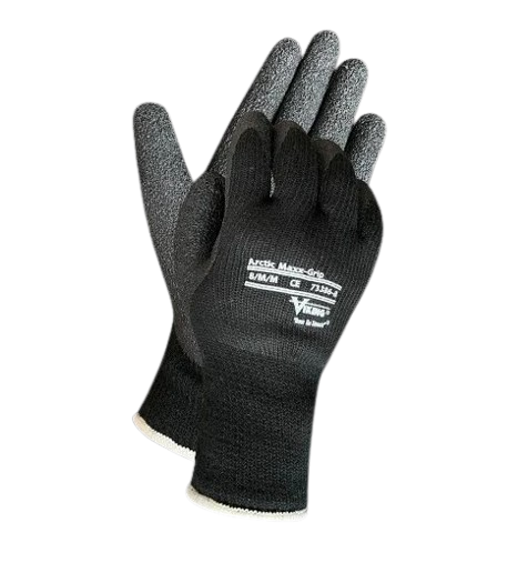 Viking® Arctic MaxxGrip® Work Gloves – Insulated Rubber-Coated Palm Gloves with Acrylic Knit Shell, Pile Lining, and EN388-Rated Cold Protection