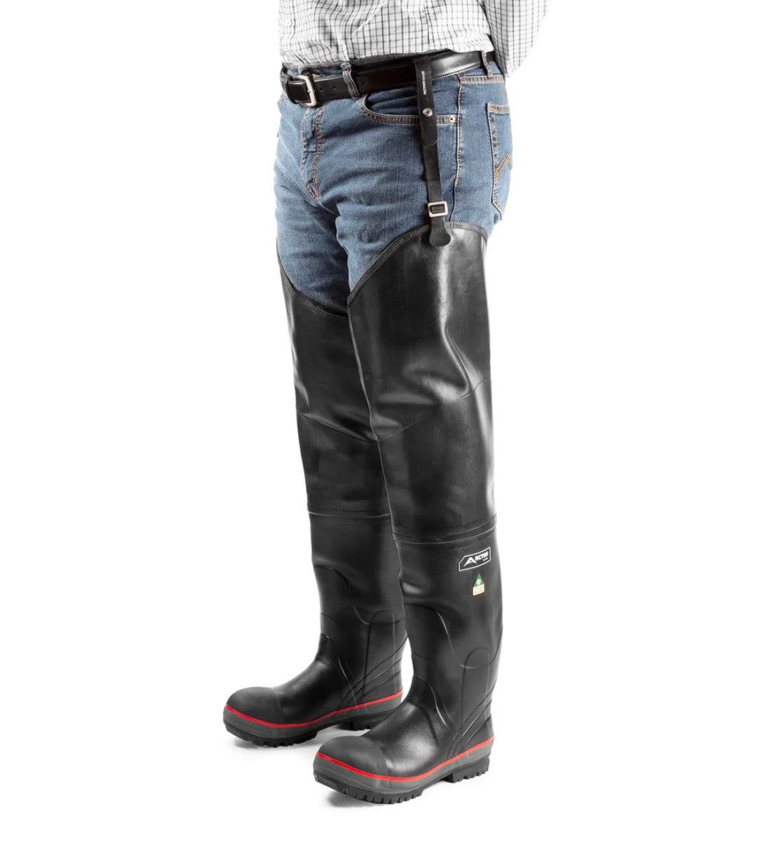 Acton Protecto Hip 2.0 Waders – Waterproof Rubber & Steel Toe