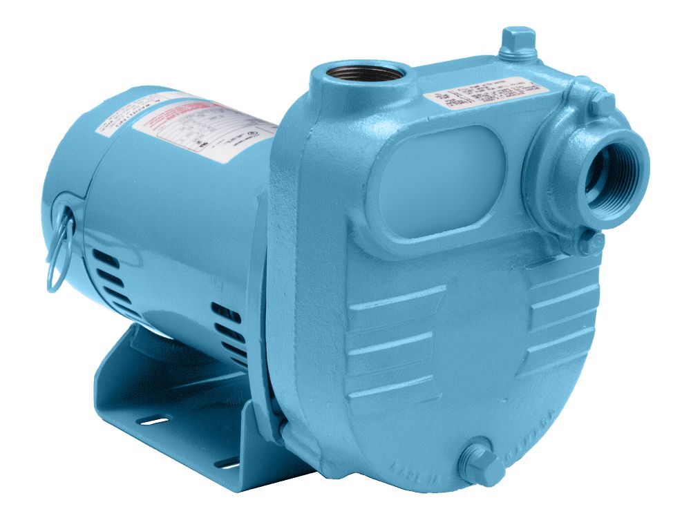 Little Giant 621815 BE-S50 Effluent Pump – 1/2 HP Cast Iron, 115/230V, Non-Clog Impeller, Self-Priming, 1/4" Solids, Septic & Wastewater Transfer
