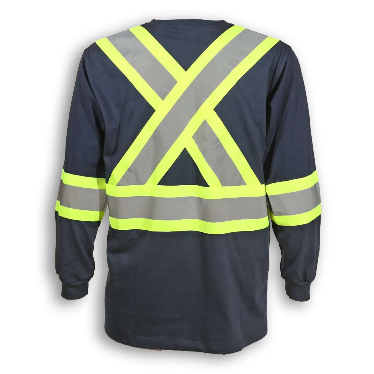 Big K BK6980 Men's 100% Cotton Hi-Vis Traffic Safety T-Shirt