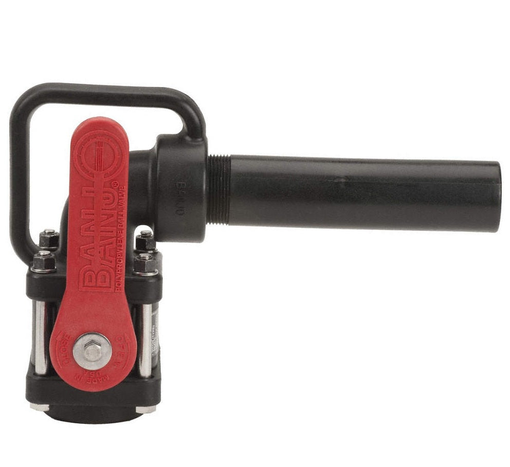 Banjo Poly Nozzle Valves with 90° Elbow for Tank Filling & Liquid Transfer