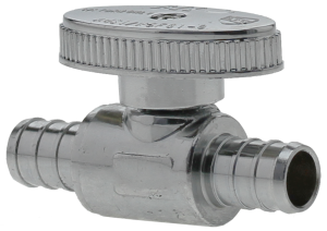 Crimp-Compatible PEX Supply Stop Valve