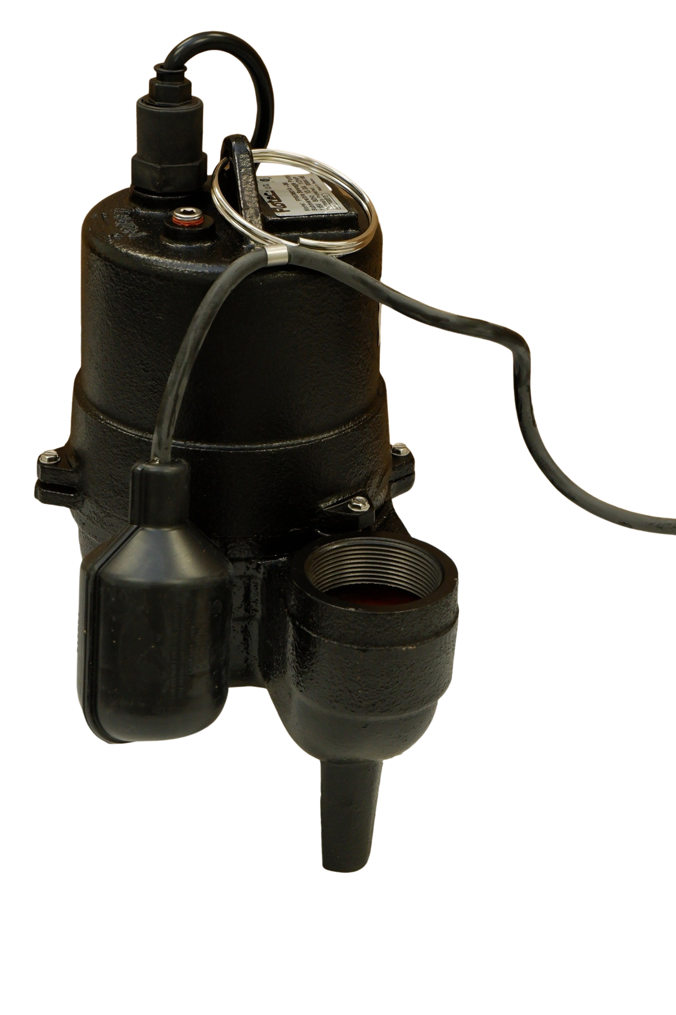 sewage ejector pump with 1/2 HP motor