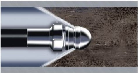 General Pipe Cleaners 1/8" Jetter Nozzle Set – 4-Piece Drain Cleaning Nozzles for JM-1000, JM-1450, JM-2900, JM-3055 Jetters | FNPT Threads