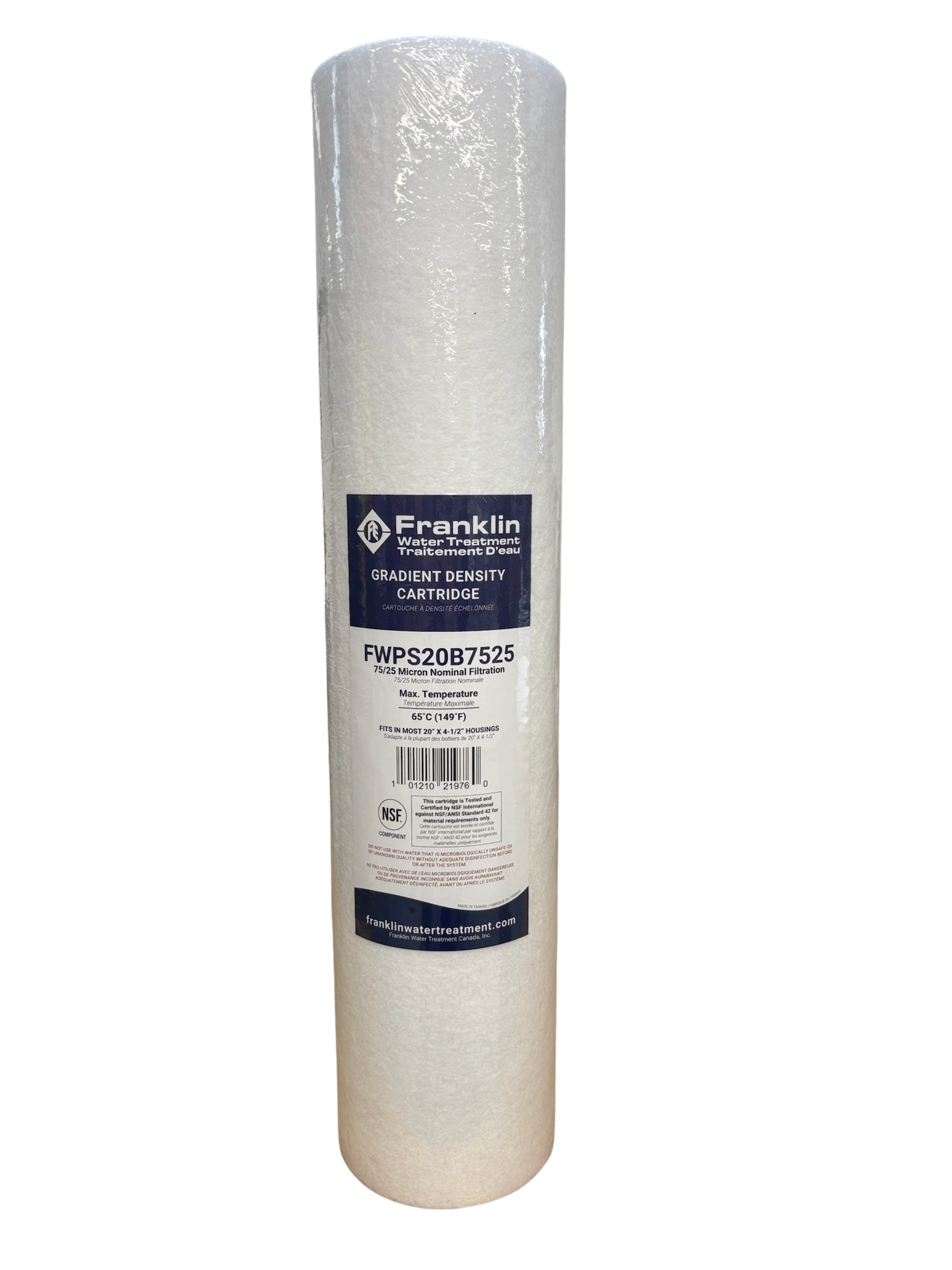Two-Stage Big Blue Sediment Filter with Dual Gradient Micron Ratings