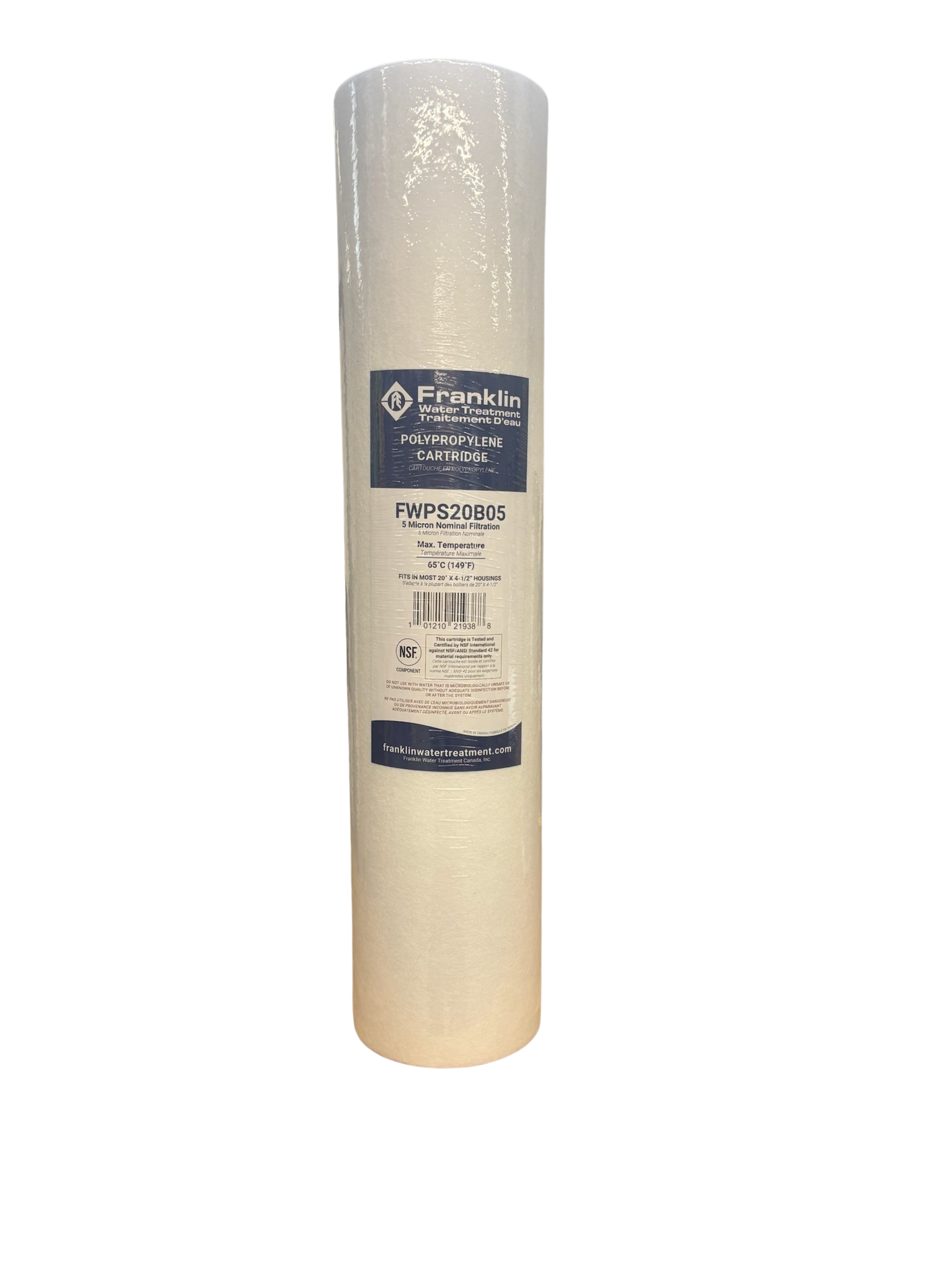 20 Inch Big Blue Melt Blown Sediment Filter with Three-Layer Construction for Whole House and Commercial Systems