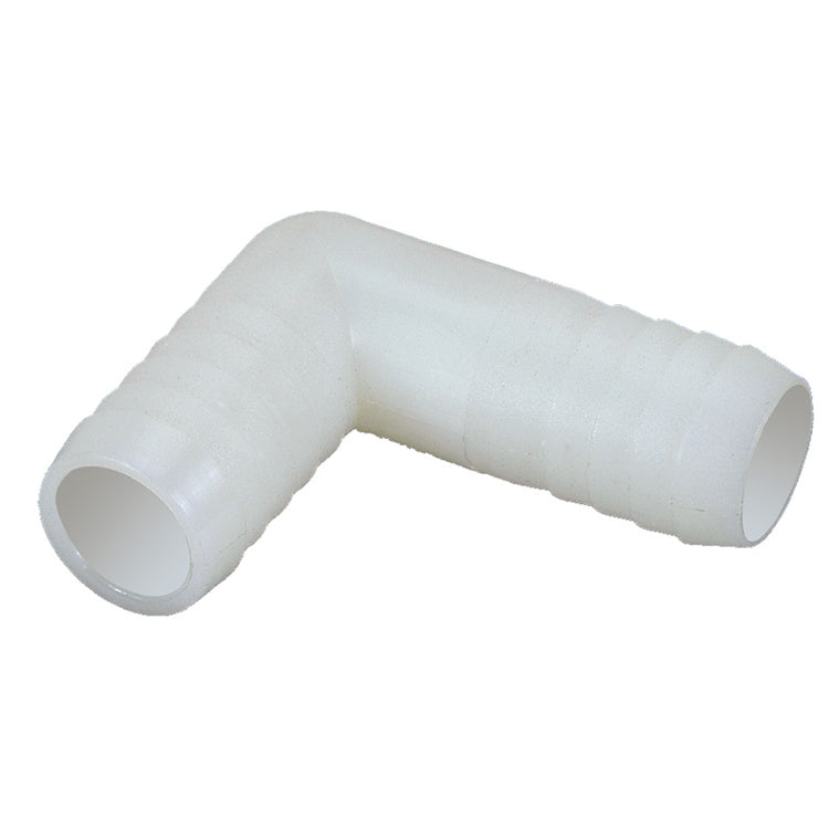 Nylon 90° Hose Barb Fittings | NSF Certified for Water Systems | Ideal for Wells, Livestock Watering & Underground Installation