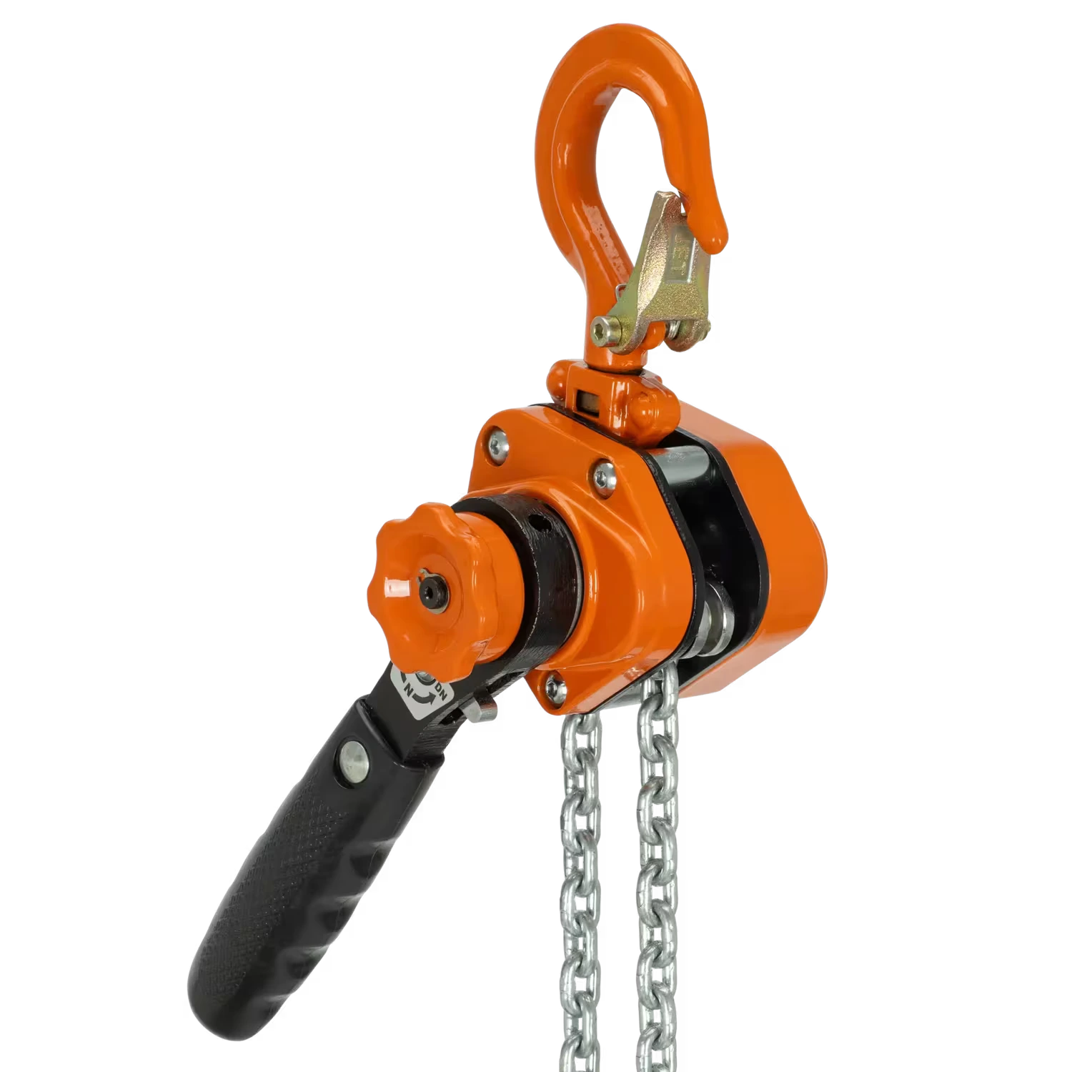 JET KLP lever chain hoist body and handle detail