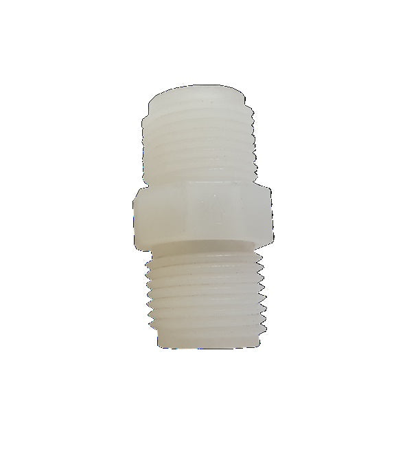 Jaco Kynar PVDF check valve with Hastelloy-C spring, PTFE ball, Viton O-ring, 1-2.5 PSI cracking pressure, 220 PSI rating, and male NPT ends in three sizes.