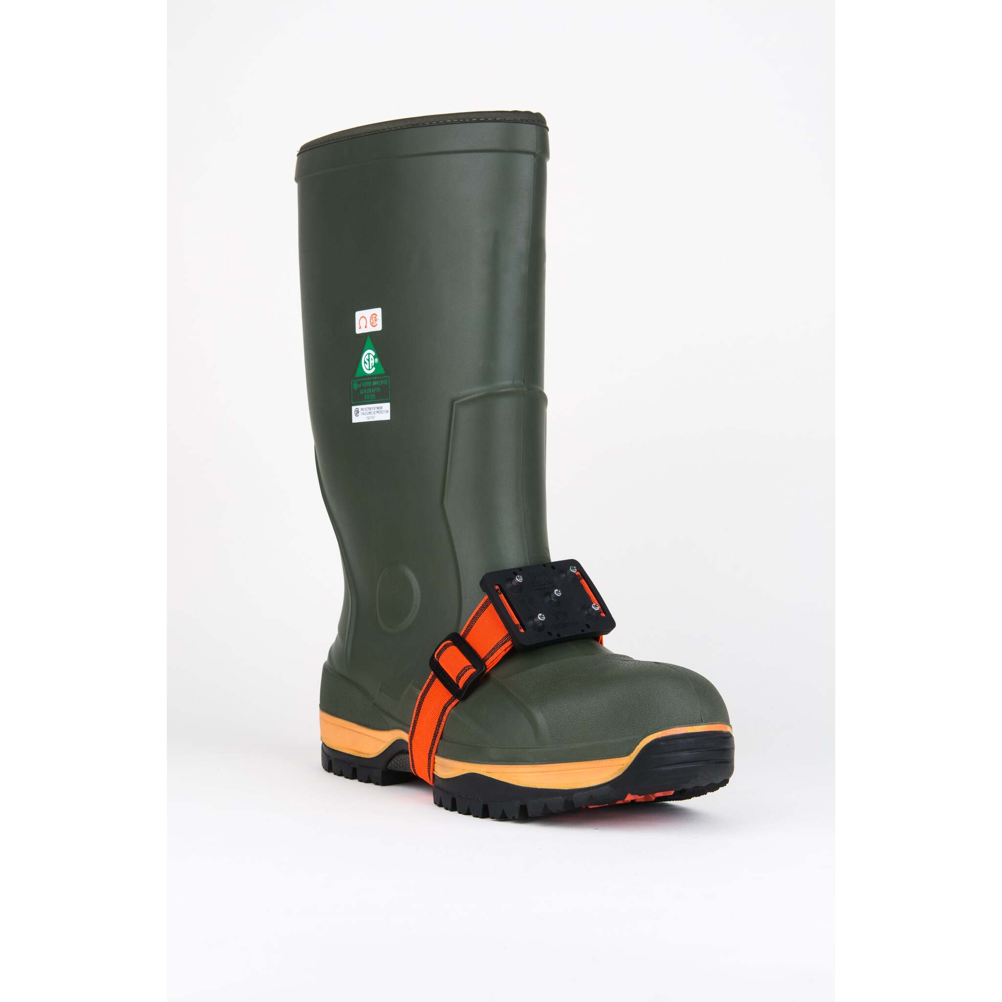 K1 Series Mid-Sole High Profile Hi-Vis Ice Cleat (For Deep Tread Boots) Work Boots - Cleanflow