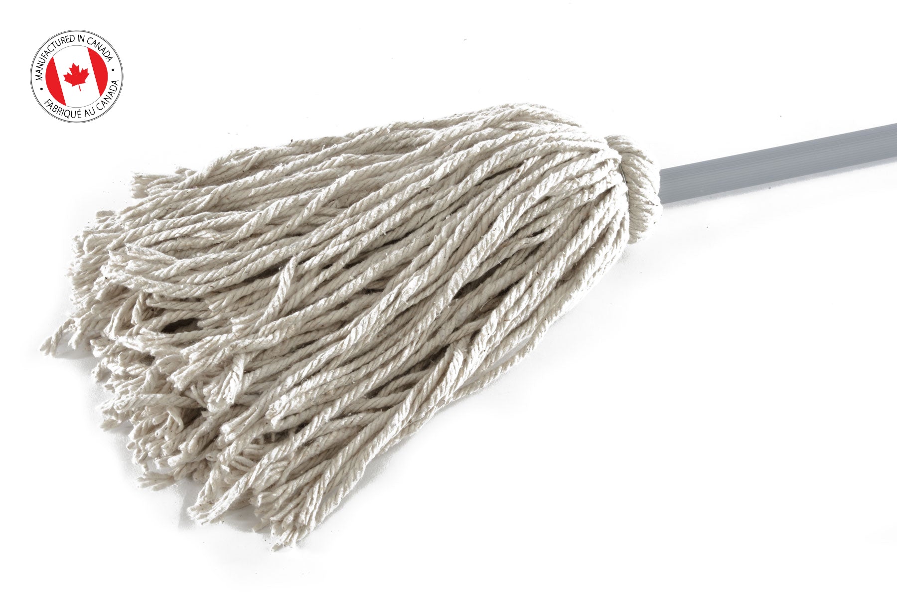 Cotton Yacht Mop with 54" Metal Handle – Heavy-Duty Mop with Hang-Up Cap for Efficient, and High-Performance Cleaning