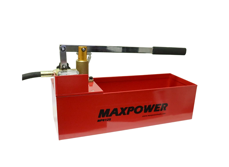 Manual Hydrostatic Test Pump for Heating, Plumbing, and Fire Sprinkler Systems