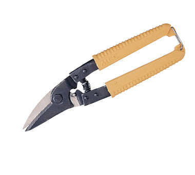 MCC All Purpose Snips 8" | Compact Adjustable Blade Snips for One-Hand Cutting | Durable, Sharp Blades with Anti-Slip Vinyl Grip for Utility Tasks