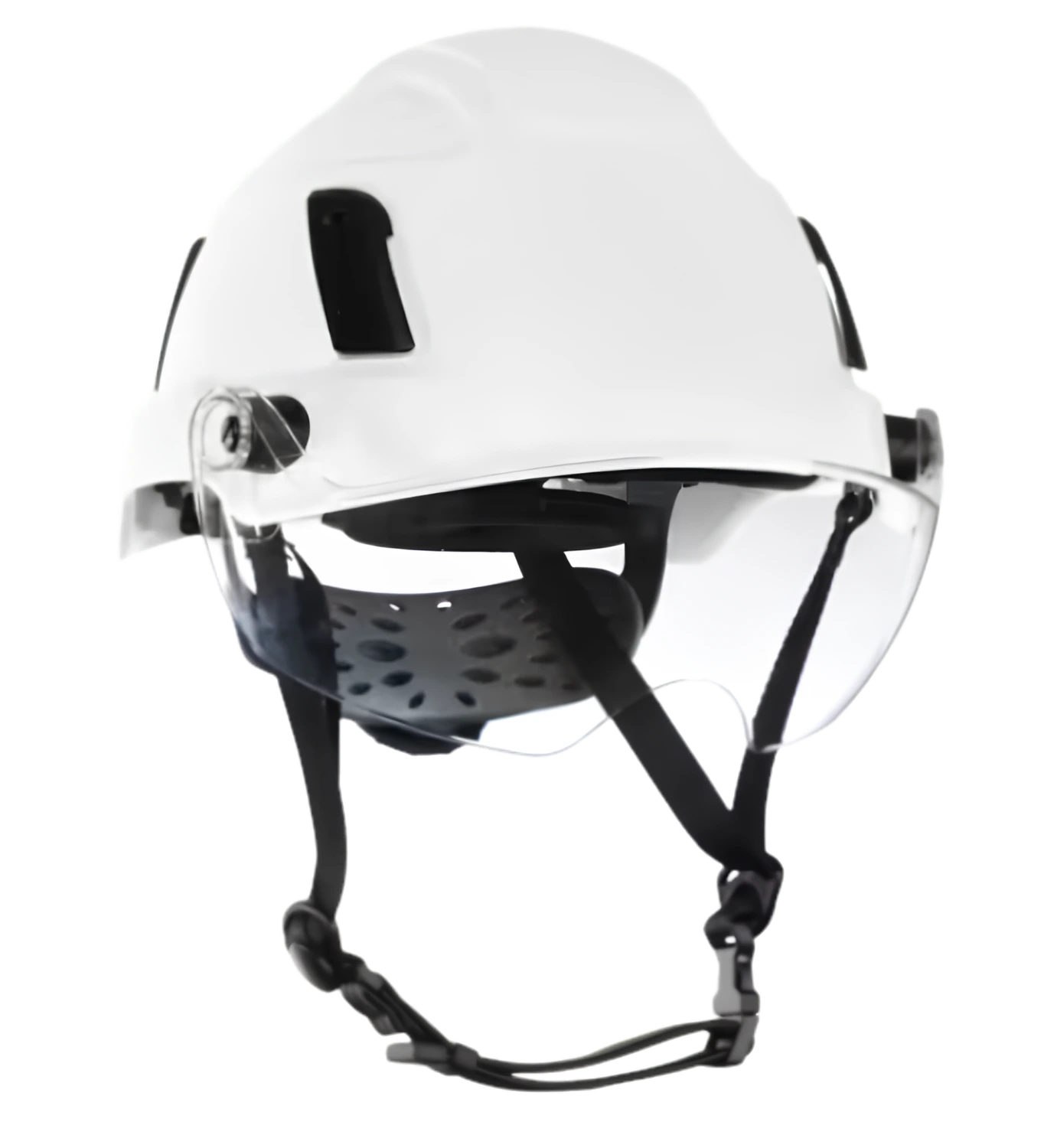 Class E Dielectric Shell and an ANSI Z87.1+ Flip-Up Visor on One Helmet | Jackson Safety