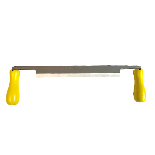 10" Draw Knife with Wood Handles – Forged Steel Blade for HDPE Pipe Scraping & Surface Preparation