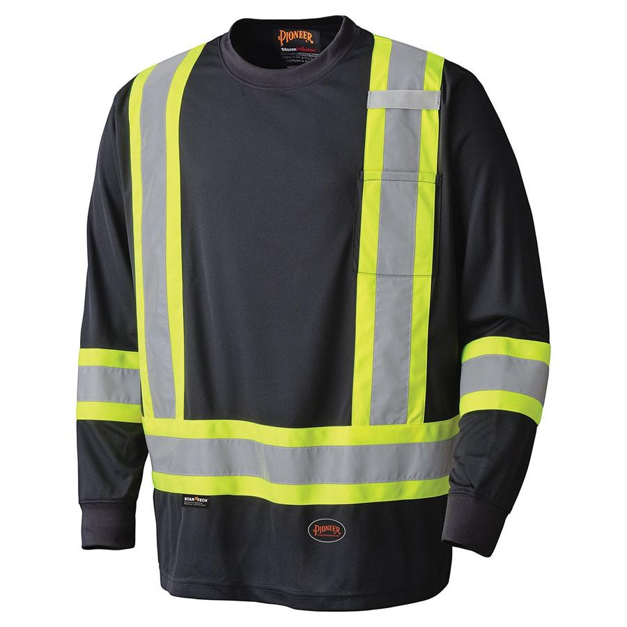 Premium High Visibility Hi Vis Reflective Safety Work Shirts - Full Sleeve