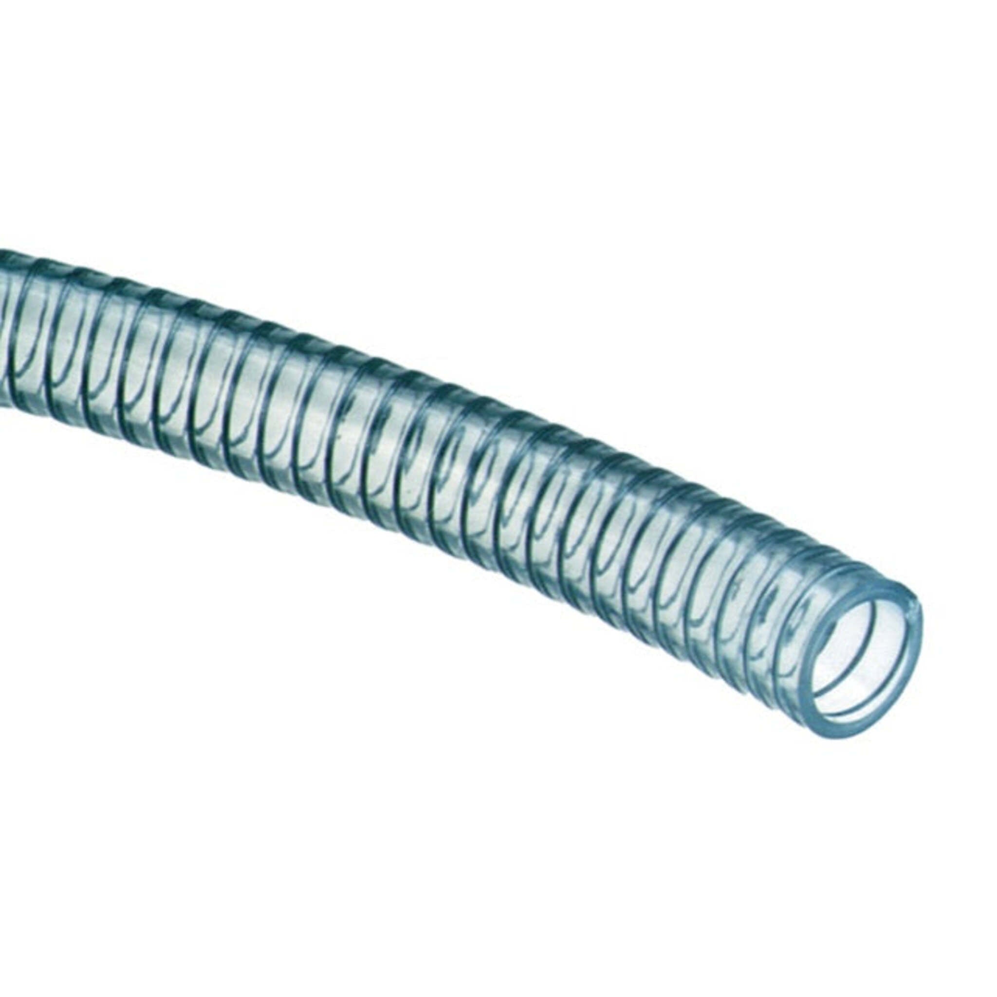 Poly-Spring Flexible Clear PVC Food Grade Hose (Hose Only - No Ends) Hose and Fittings - Cleanflow