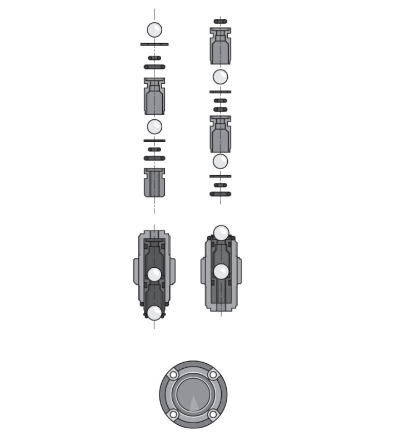 ProMinent Solenoid Pump Spare Parts Kits for beta/a & gamma/L Metering Pumps – OEM Diaphragm, Valves, O-Rings & Connector Set