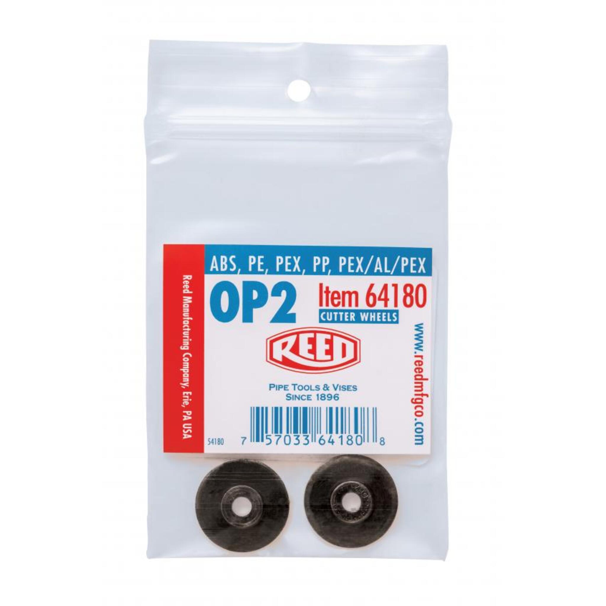 Replacement Cutter Wheels for Plastic Pipe | Tool Steel, Thin Edge, Heat-Treated | Fits Reed Quick Release Cutters