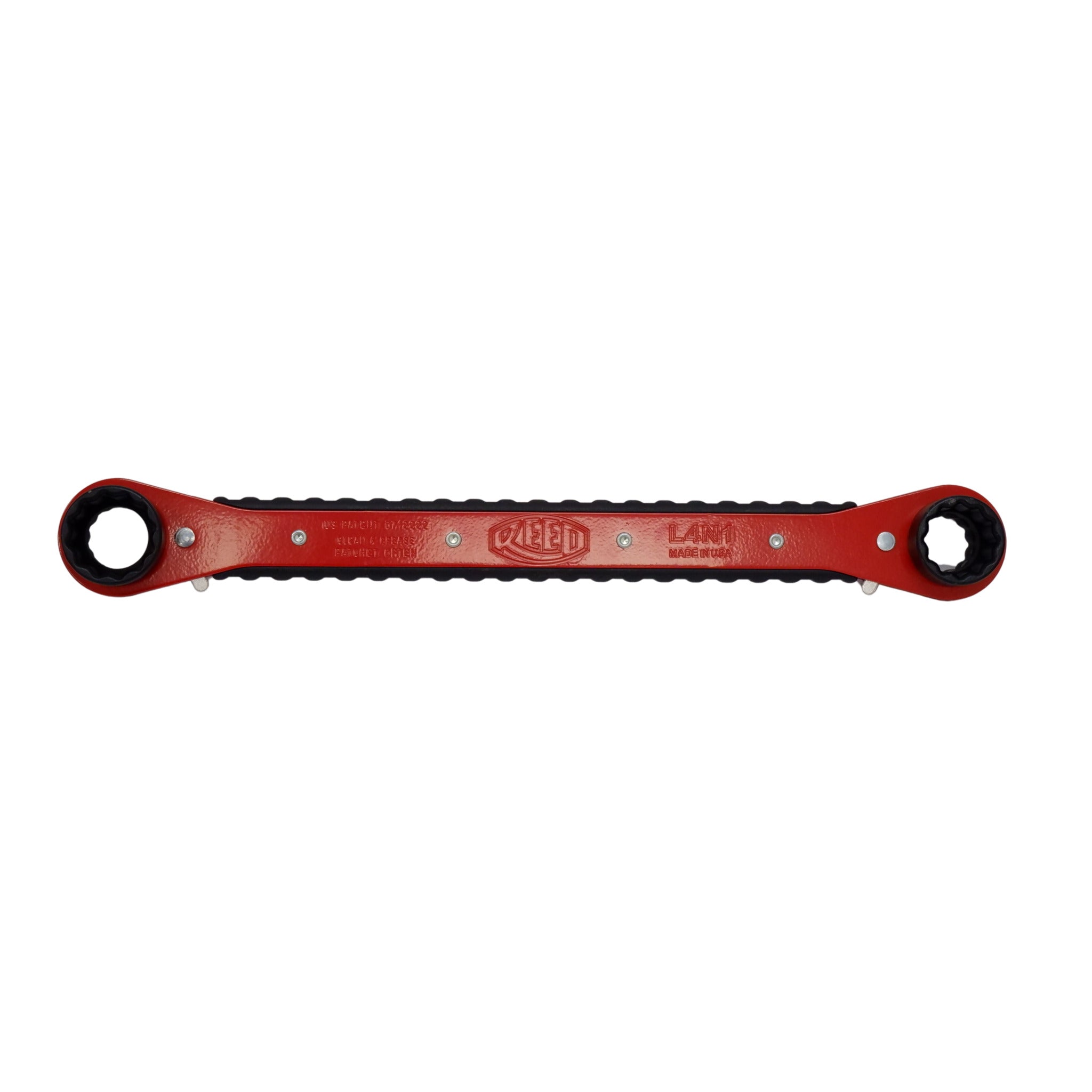 Reed L4N1 Thru-Bolt 4-in-1 Ratchet Wrench | 1-1/4", 1-1/8", 1-1/16", 15/16" Sockets