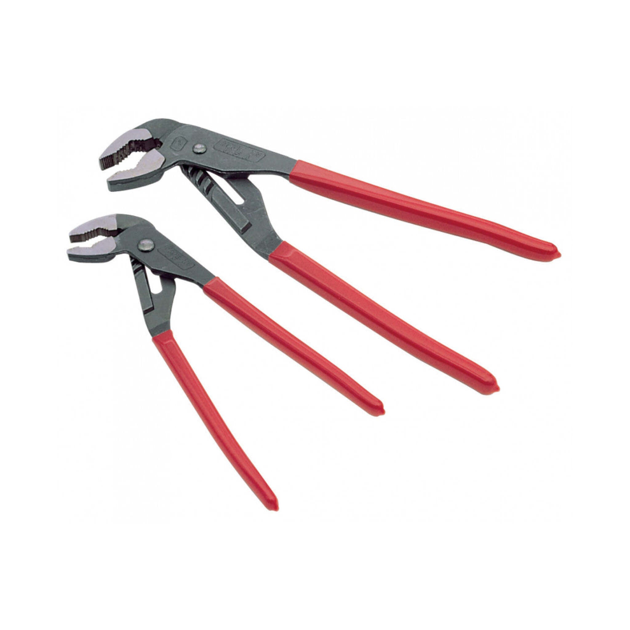 Offset Head Tongue and Groove Pliers in 9.5 and 12-Inch Sizes