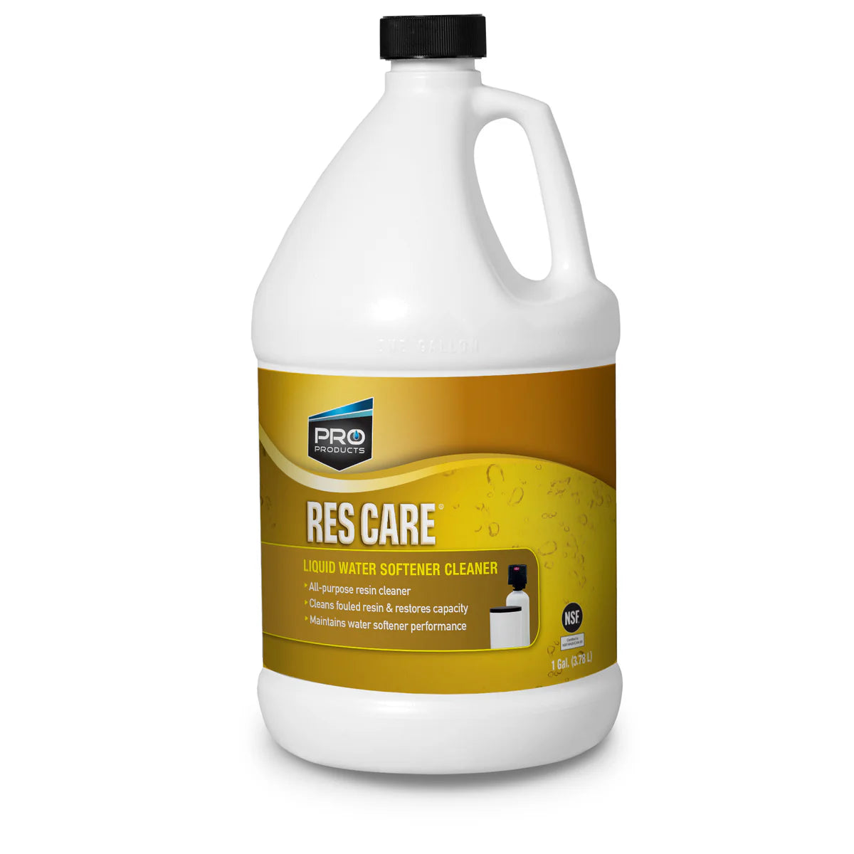 Res Care® Liquid Water Softener Cleaner – Removes Iron, Silt & Organic Buildup | Restores Resin Efficiency & Extends System Life | Easy Manual Application