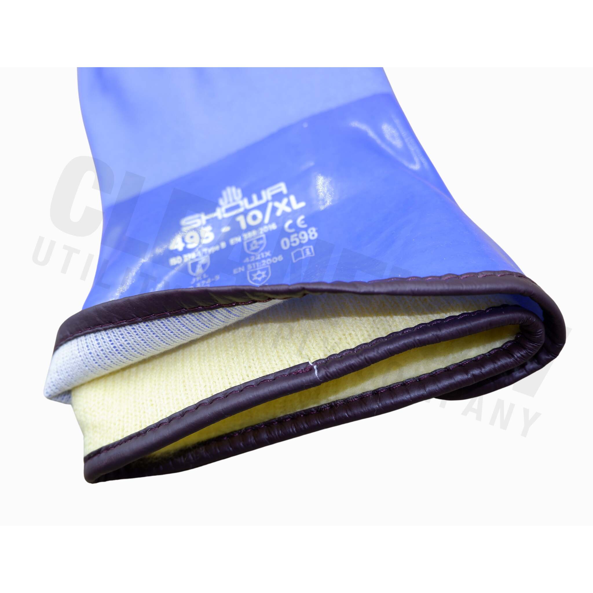 Insulated PVC Gloves with Removable Liner, Cold and Chemical Resistant to -20C, Rough Grip