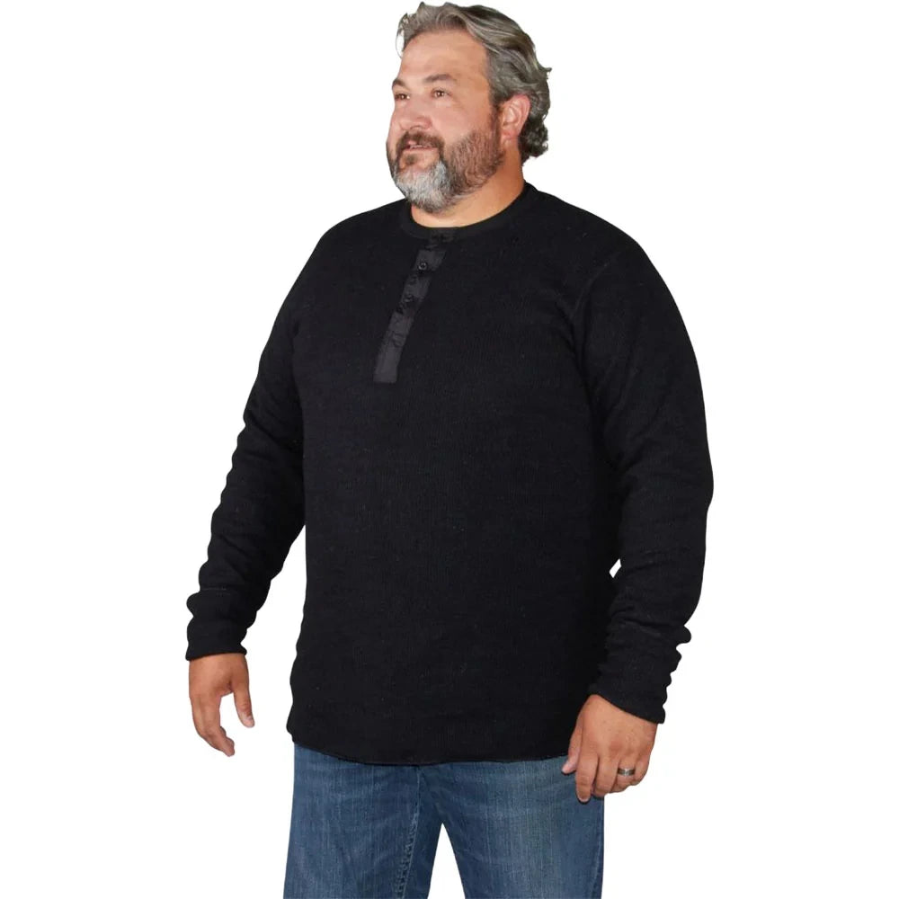Stanfield's 1315GL Heritage Heavy Wool Henley with Graphene Fleece Liner