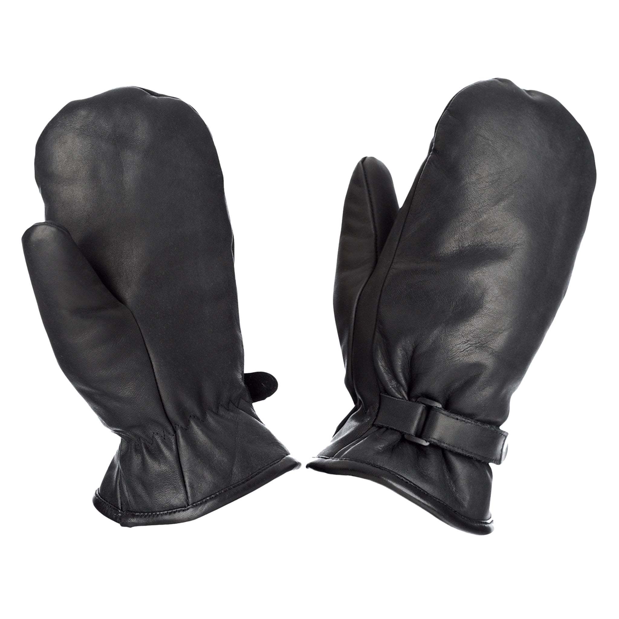 Tough Duck G353 Pile Lined Leather Mitts – Adjustable Wrist Tab, Genuine Leather, Sizes M-2XL