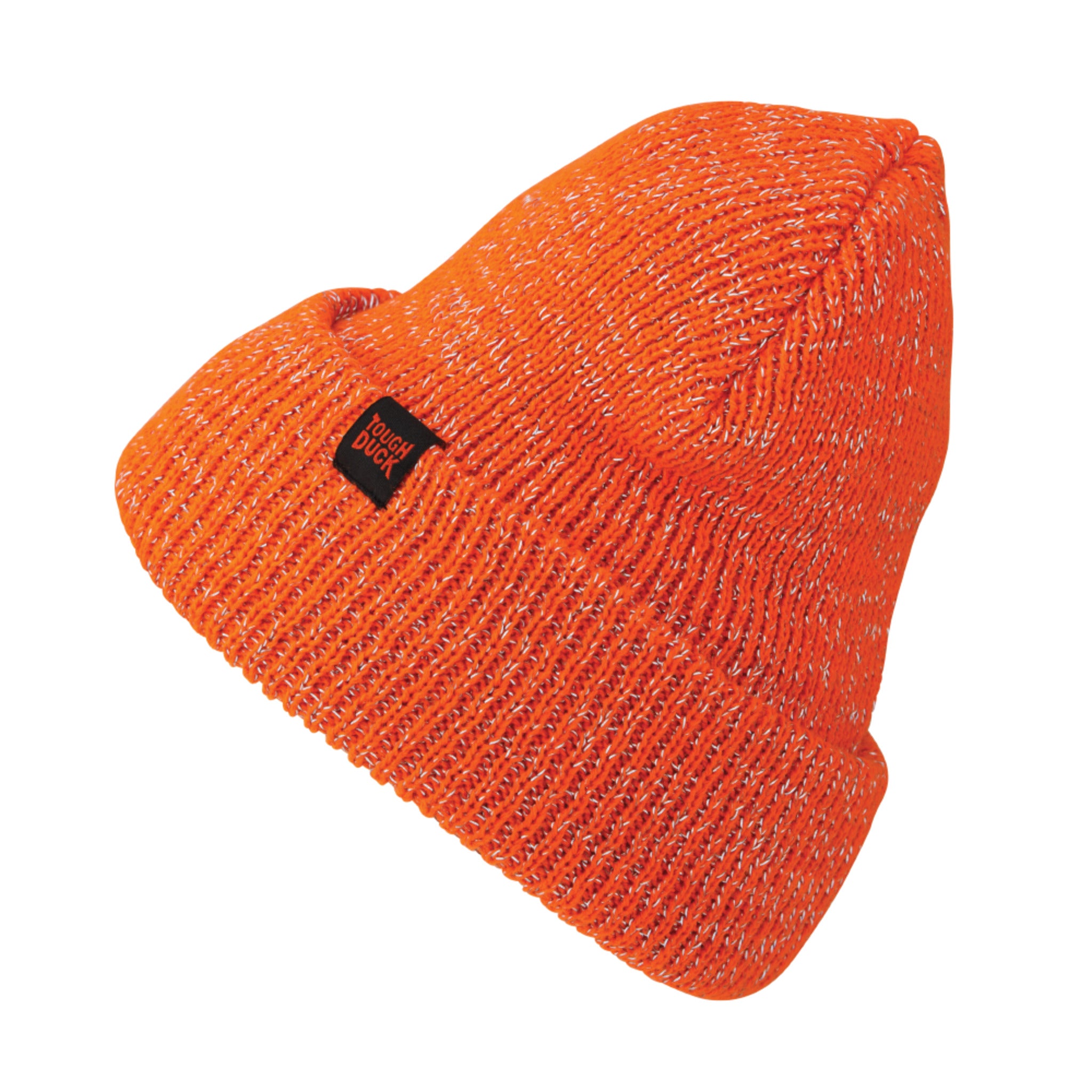 Orange Tough Duck WA28 Reflective Yarn Toque