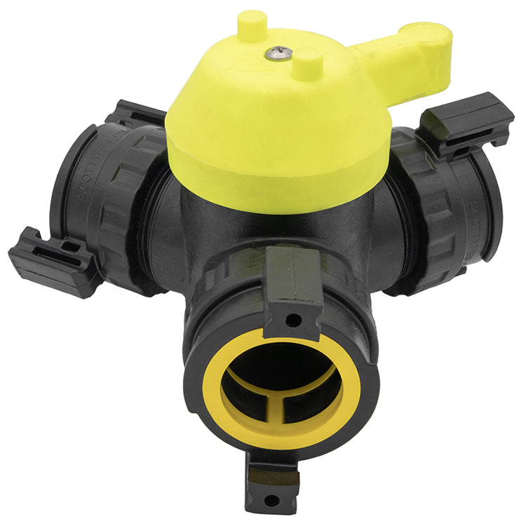 Forestry Instantaneous Nylon Y Valve | 300 PSI Wildland Fire Hose Valve