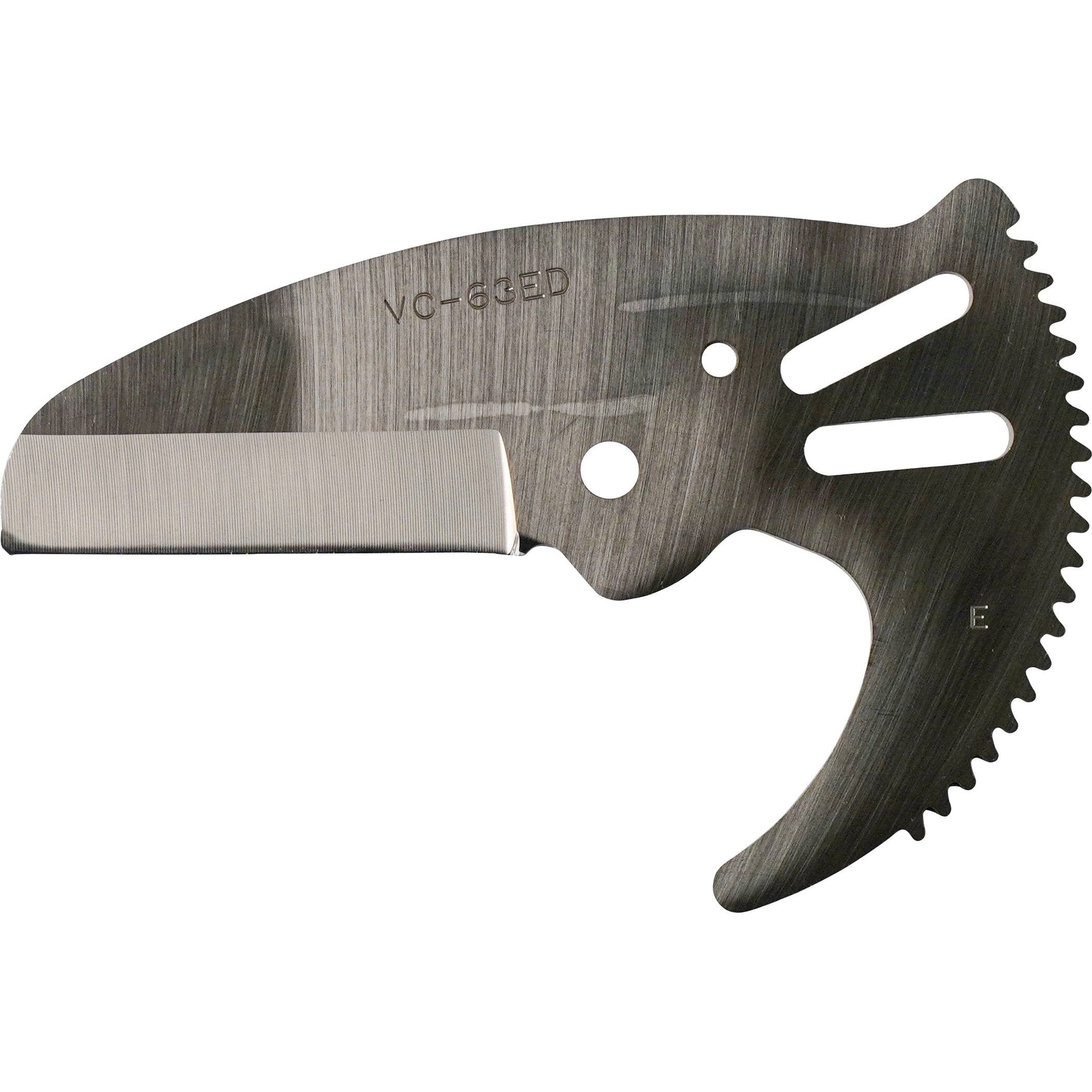 MCC 2-1/2" Ratcheting PVC Pipe Cutter | Ergonomic Handle, Reinforced Mechanism, Quick Release Blade | Clean Cuts for Large-Diameter Pipe