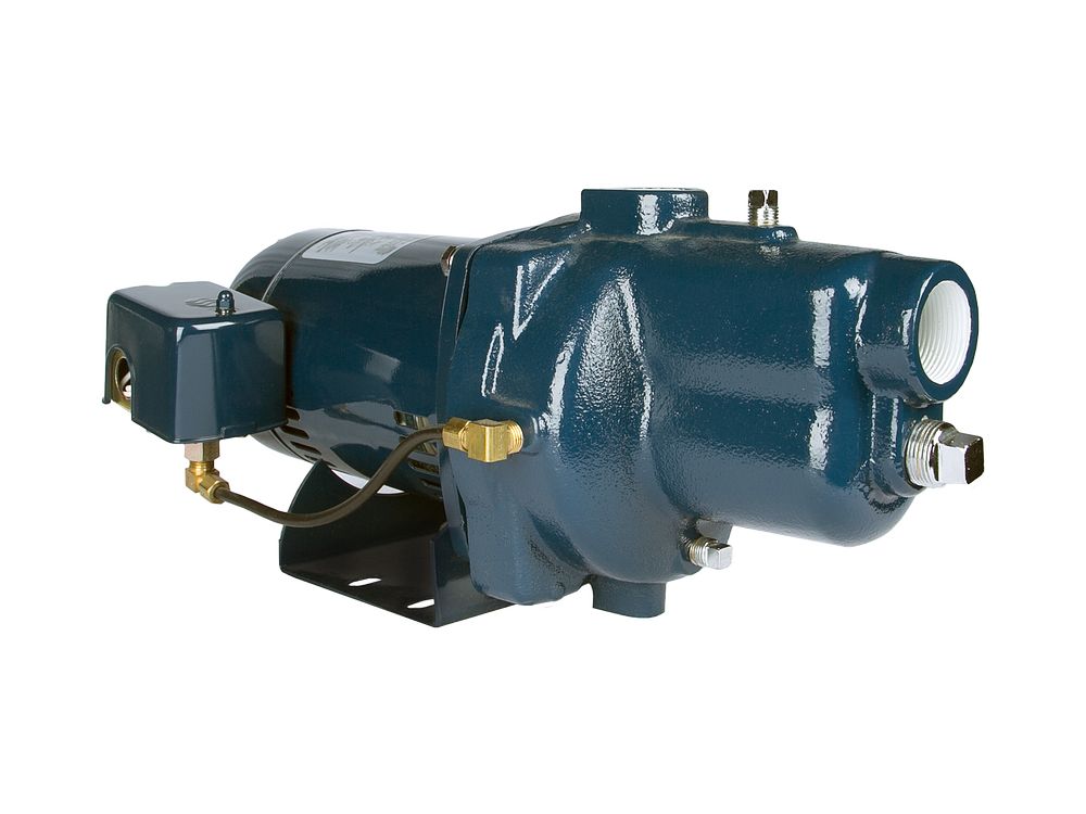 Franklin VersaJet Shallow Well Jet Pump – Cast Iron – ½–1.5 HP – 25 Ft Suction Lift, Quick-Change Jet Nozzles