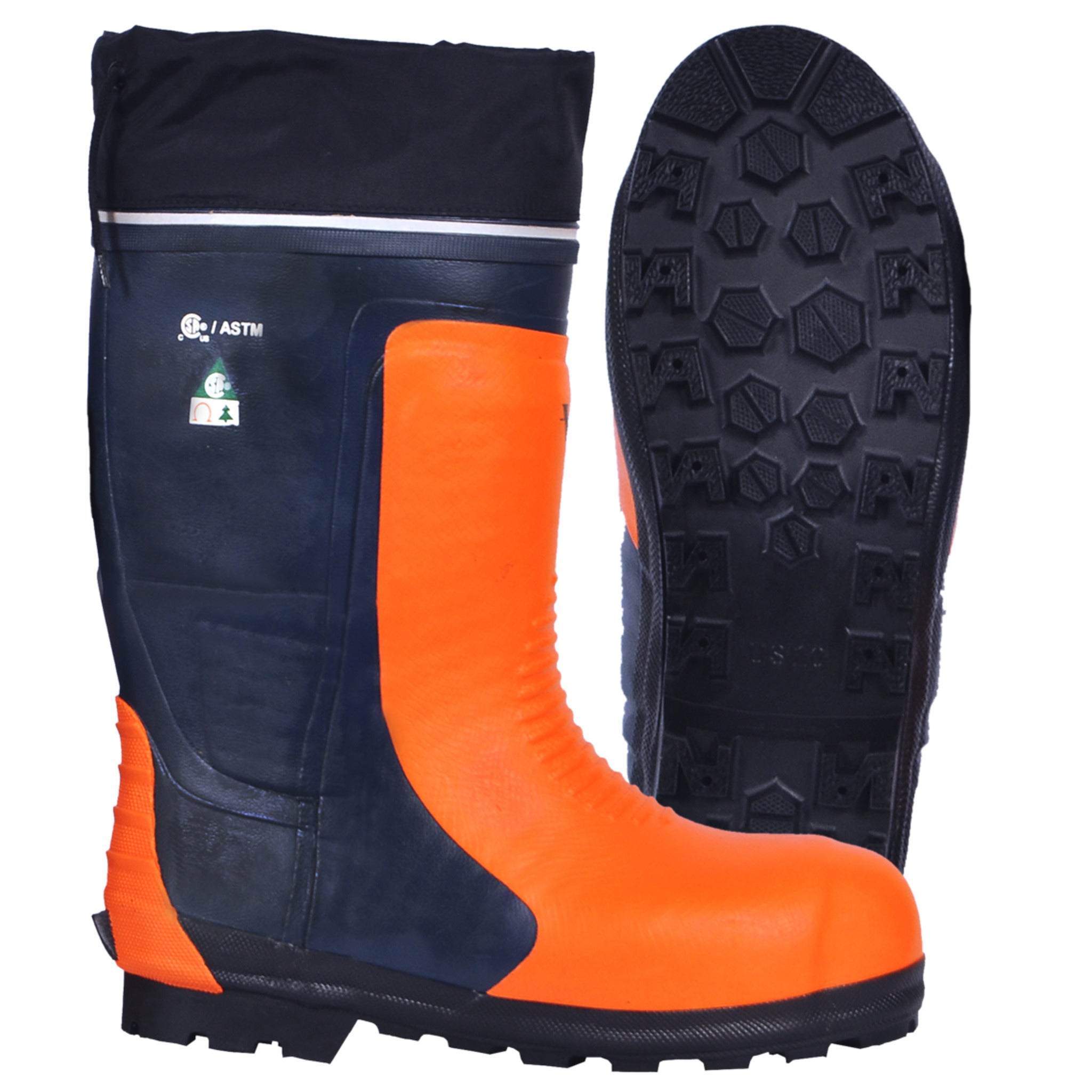 Viking® VW59-1 Bushwhacker Boots with Spiked Sole - Ultimate Chainsaw Protection Class 3, Steel Toe, Chemical-Resistant, Air-Cushioned for Forestry